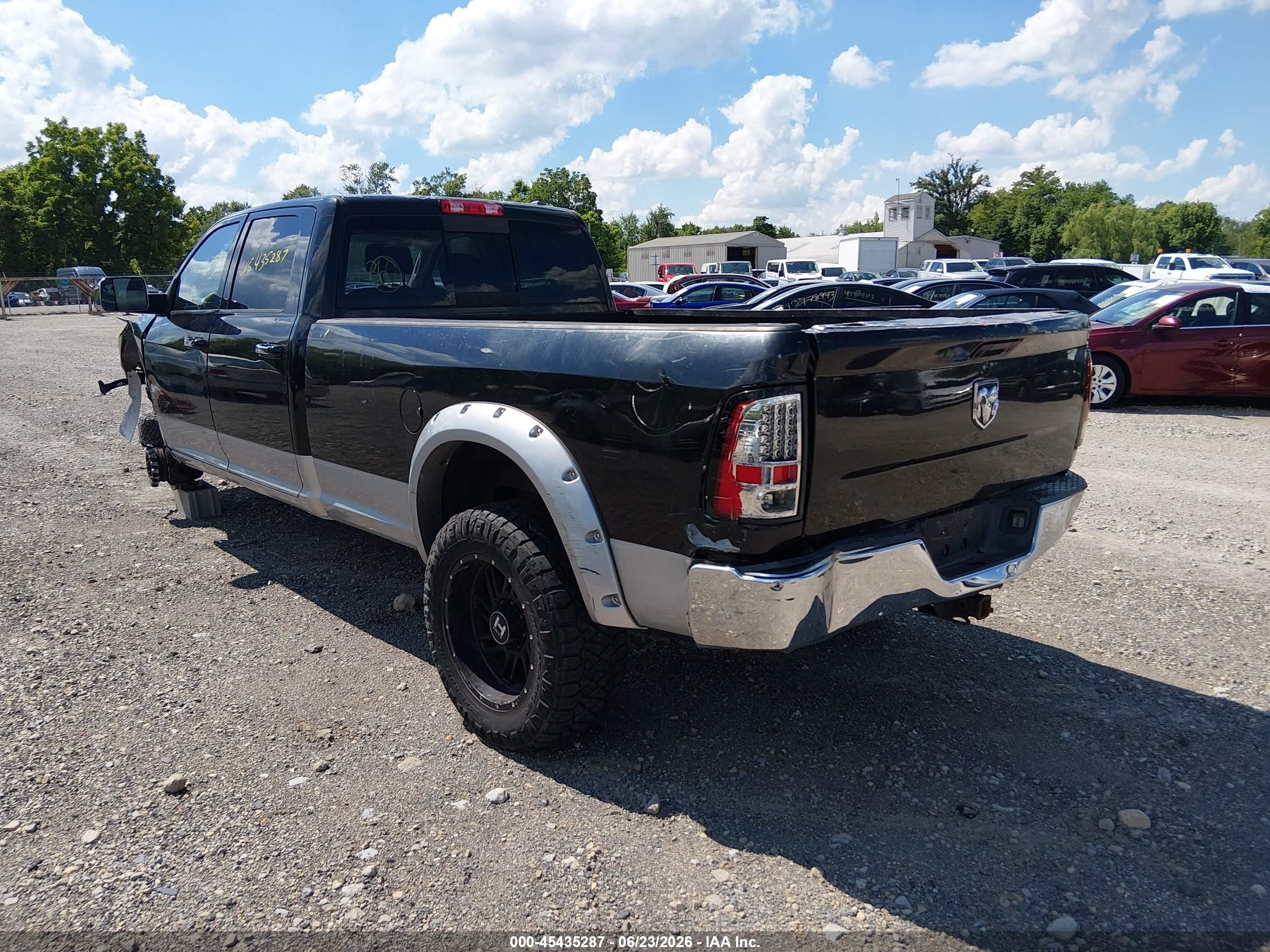 2010 Dodge Ram 2500 Slt Black vin: 3D7UT2CL6AG106854