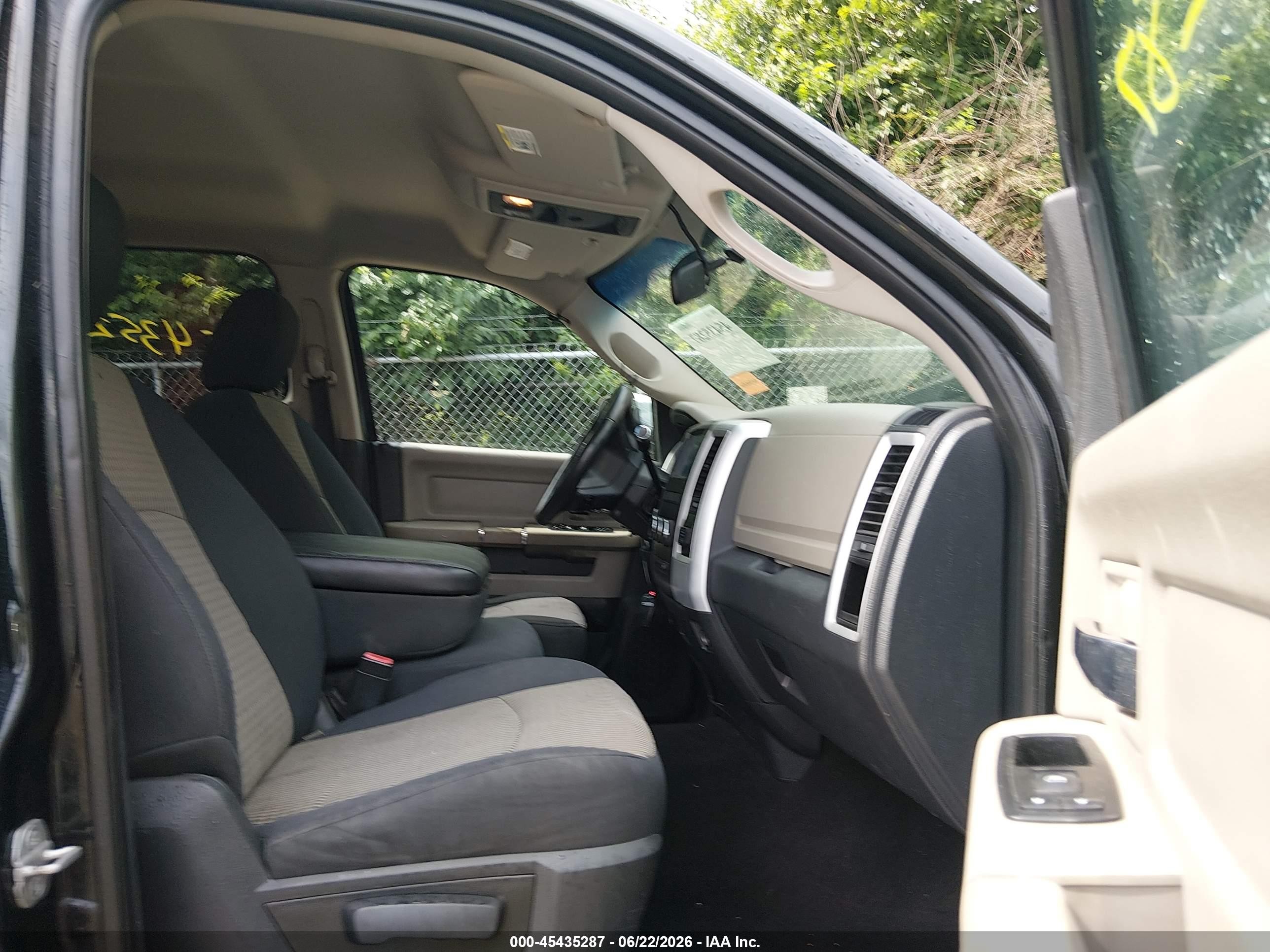 2010 Dodge Ram 2500 Slt Black vin: 3D7UT2CL6AG106854