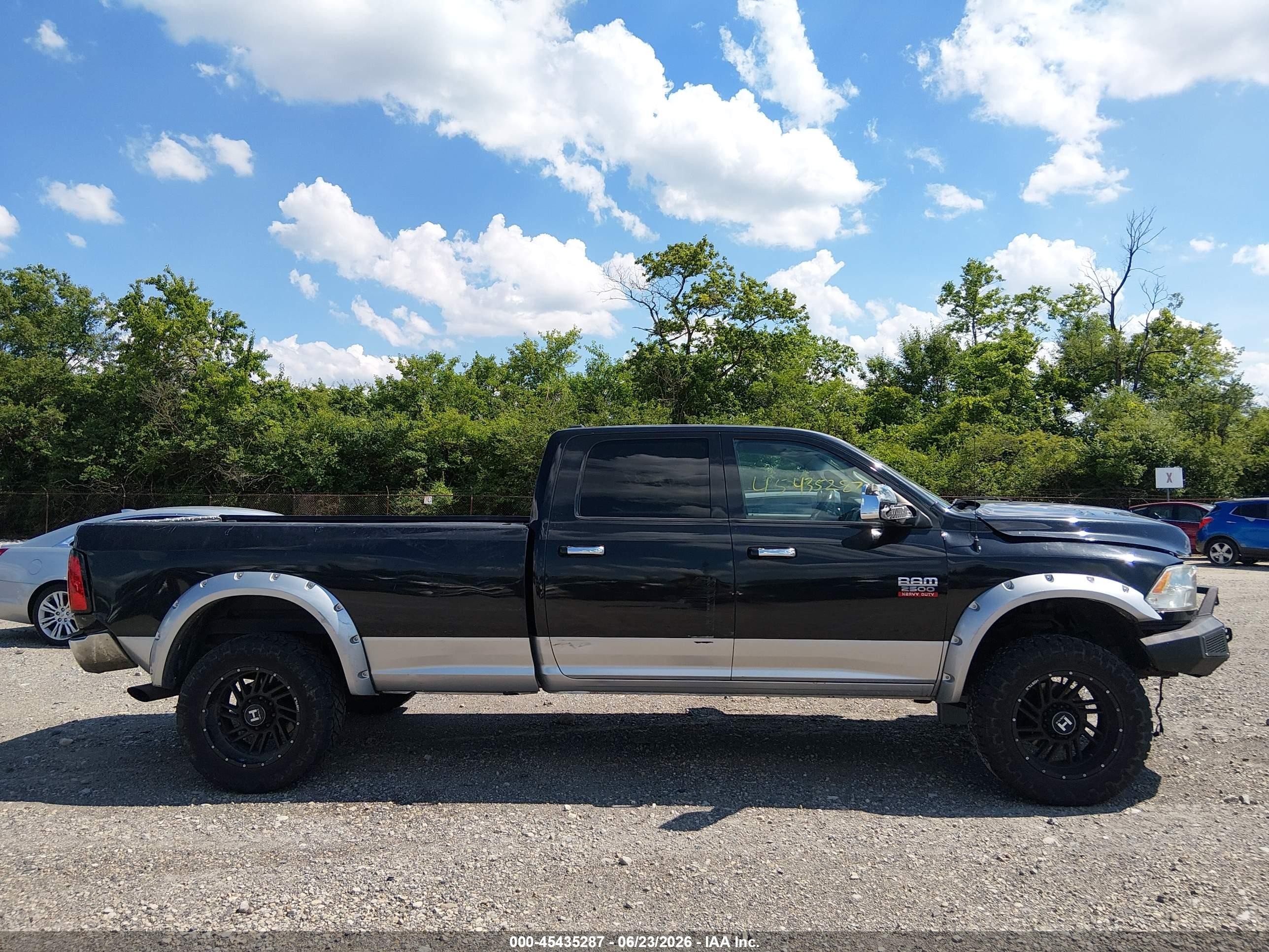 2010 Dodge Ram 2500 Slt Black vin: 3D7UT2CL6AG106854
