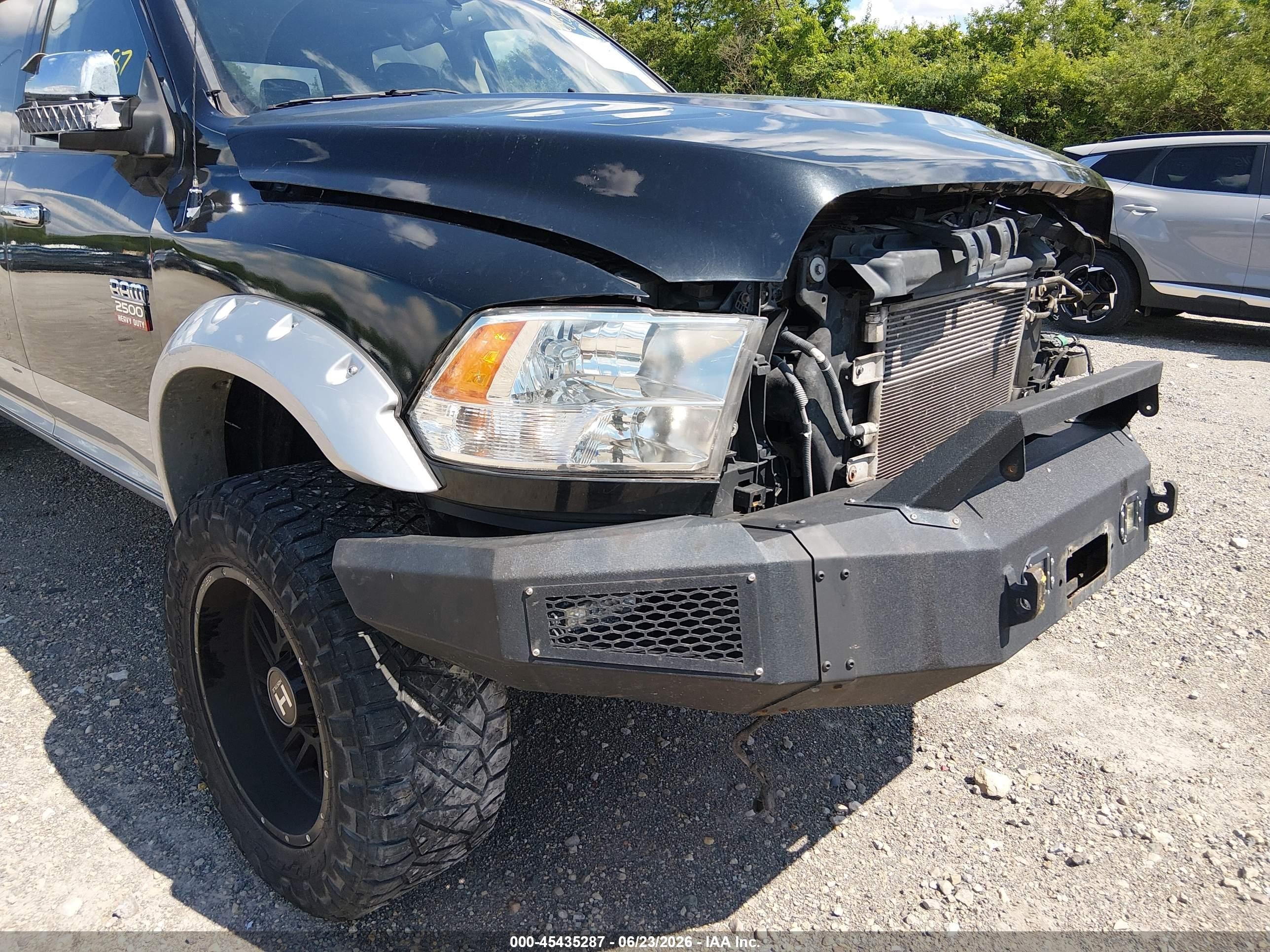 2010 Dodge Ram 2500 Slt Black vin: 3D7UT2CL6AG106854