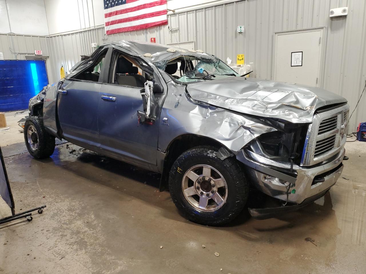 2010 Dodge Ram 2500 Gray vin: 3D7UT2CL6AG128773