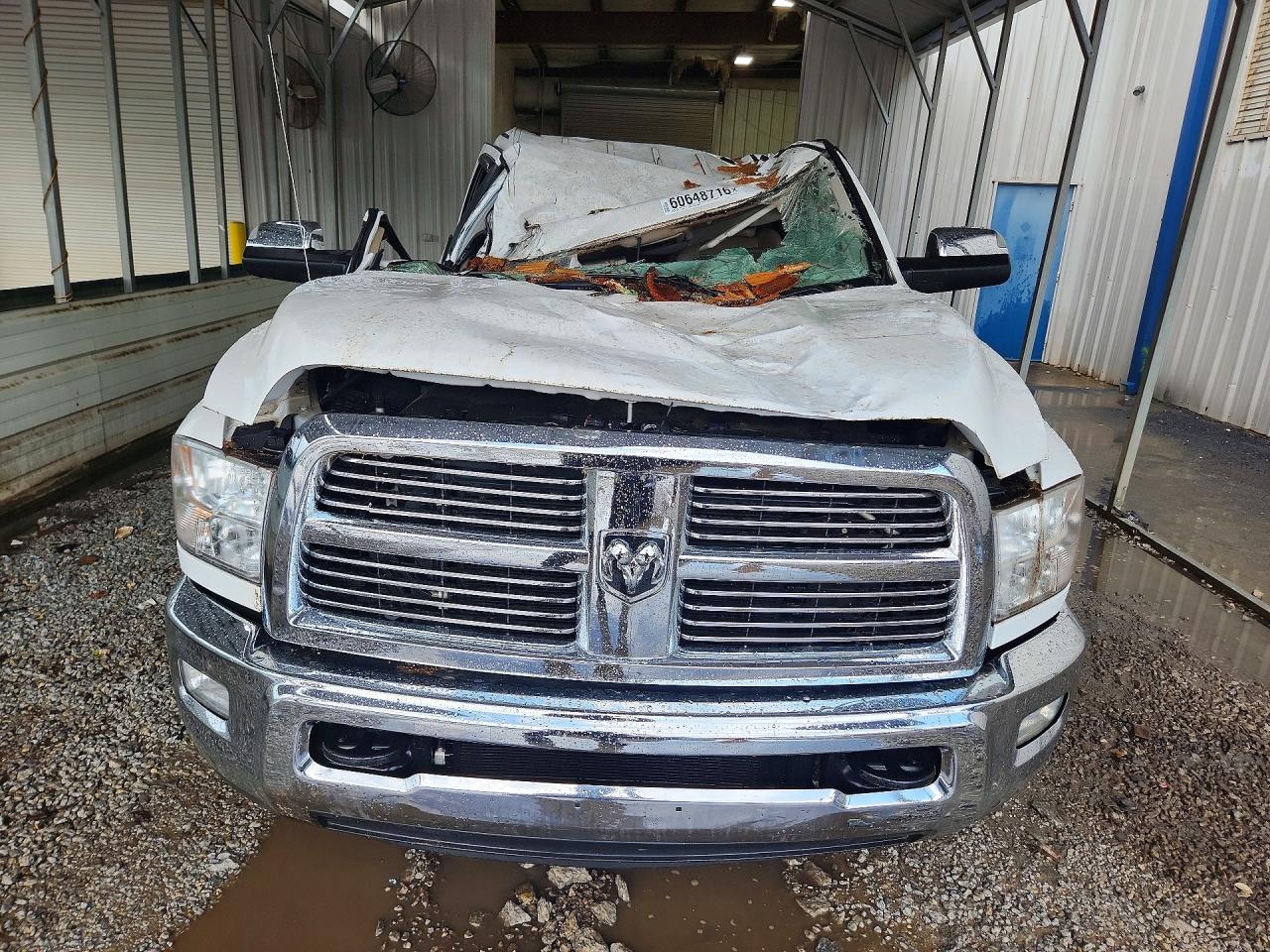 2010 Dodge Ram 2500 White vin: 3D7UT2CL8AG172337