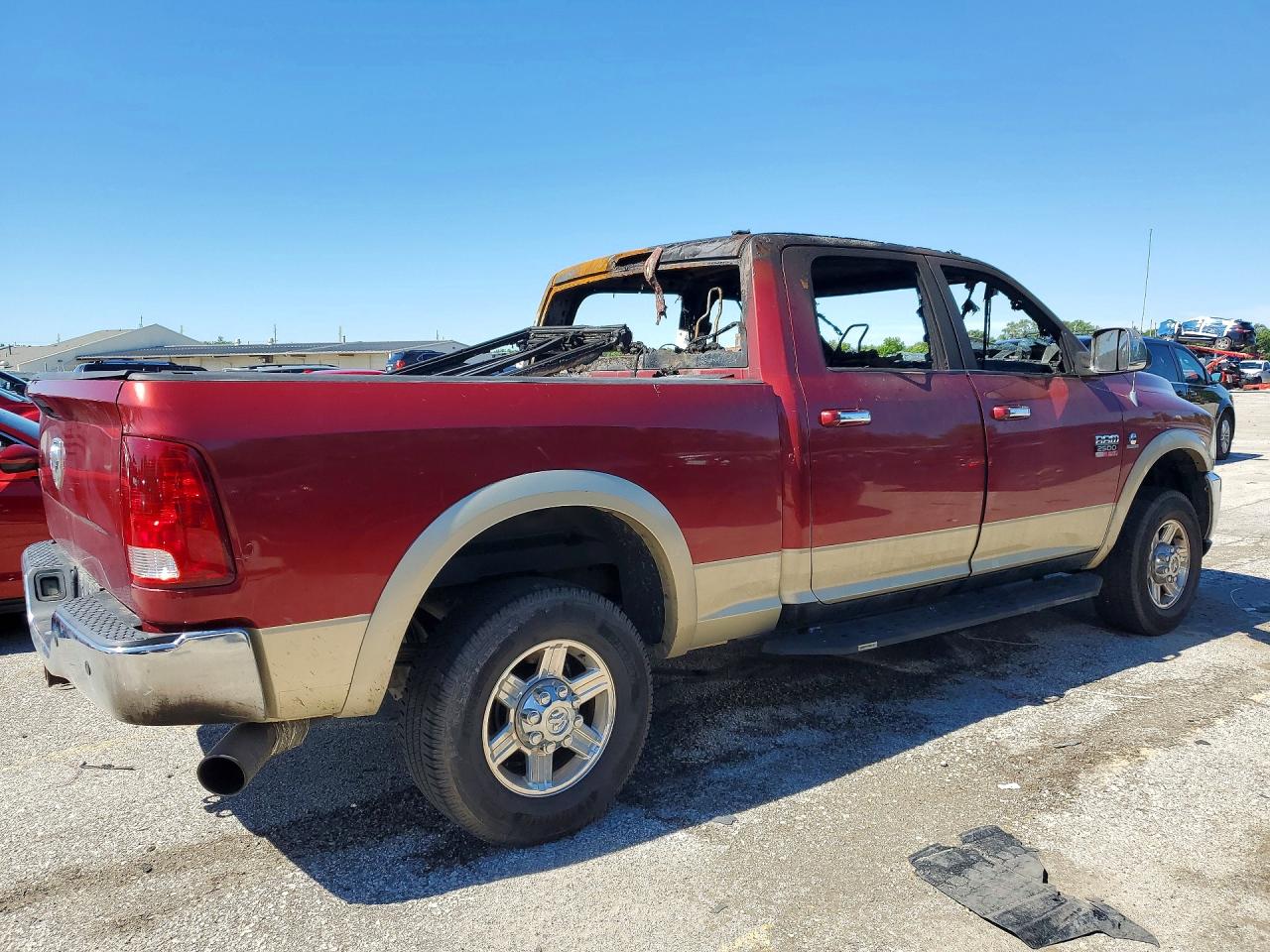 2011 Dodge Ram 2500 Burgundy vin: 3D7UT2CL8BG539920