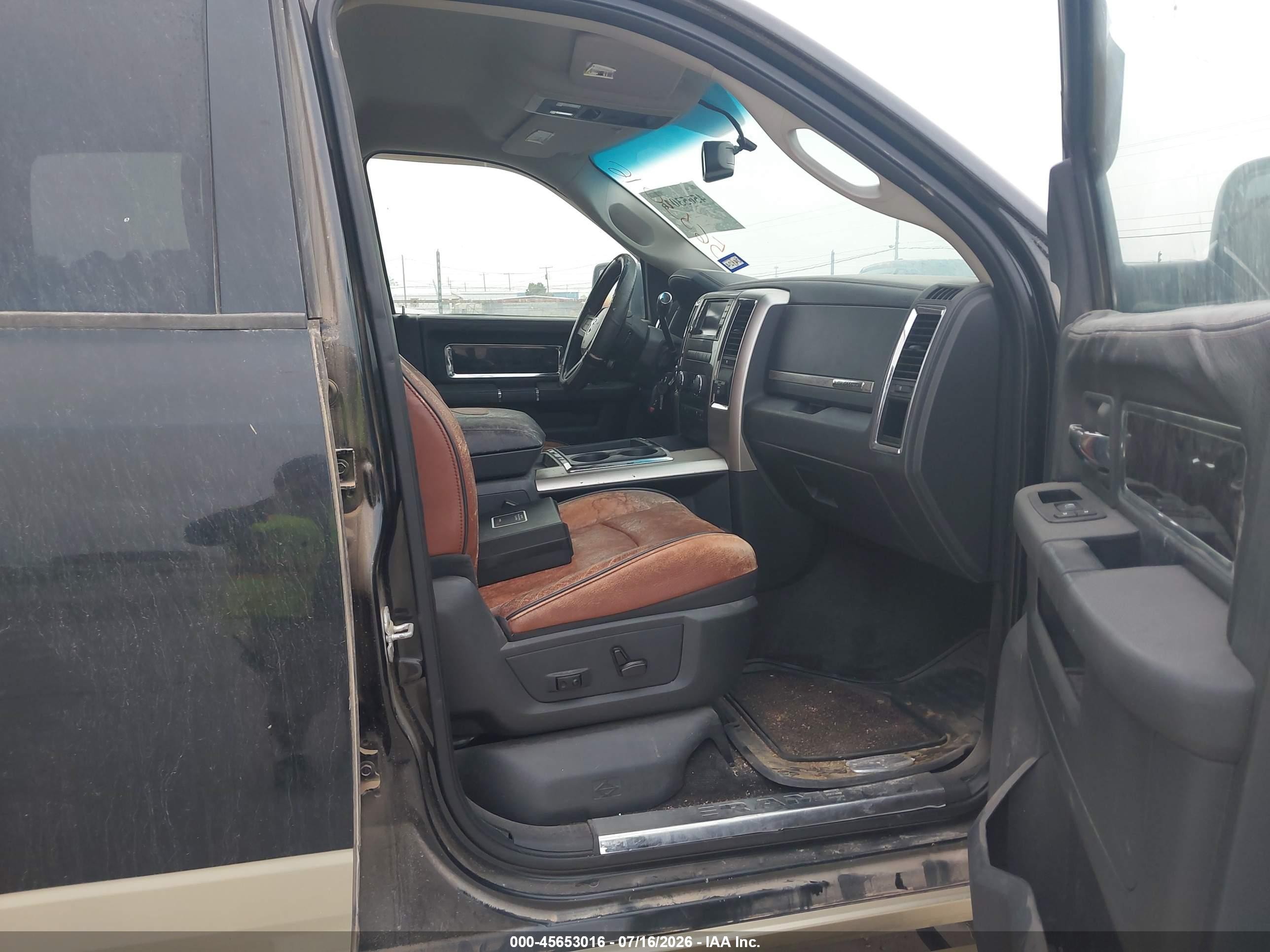 2011 Ram Ram 2500 Laramie Longhorn Black vin: 3D7UT2CL8BG571086