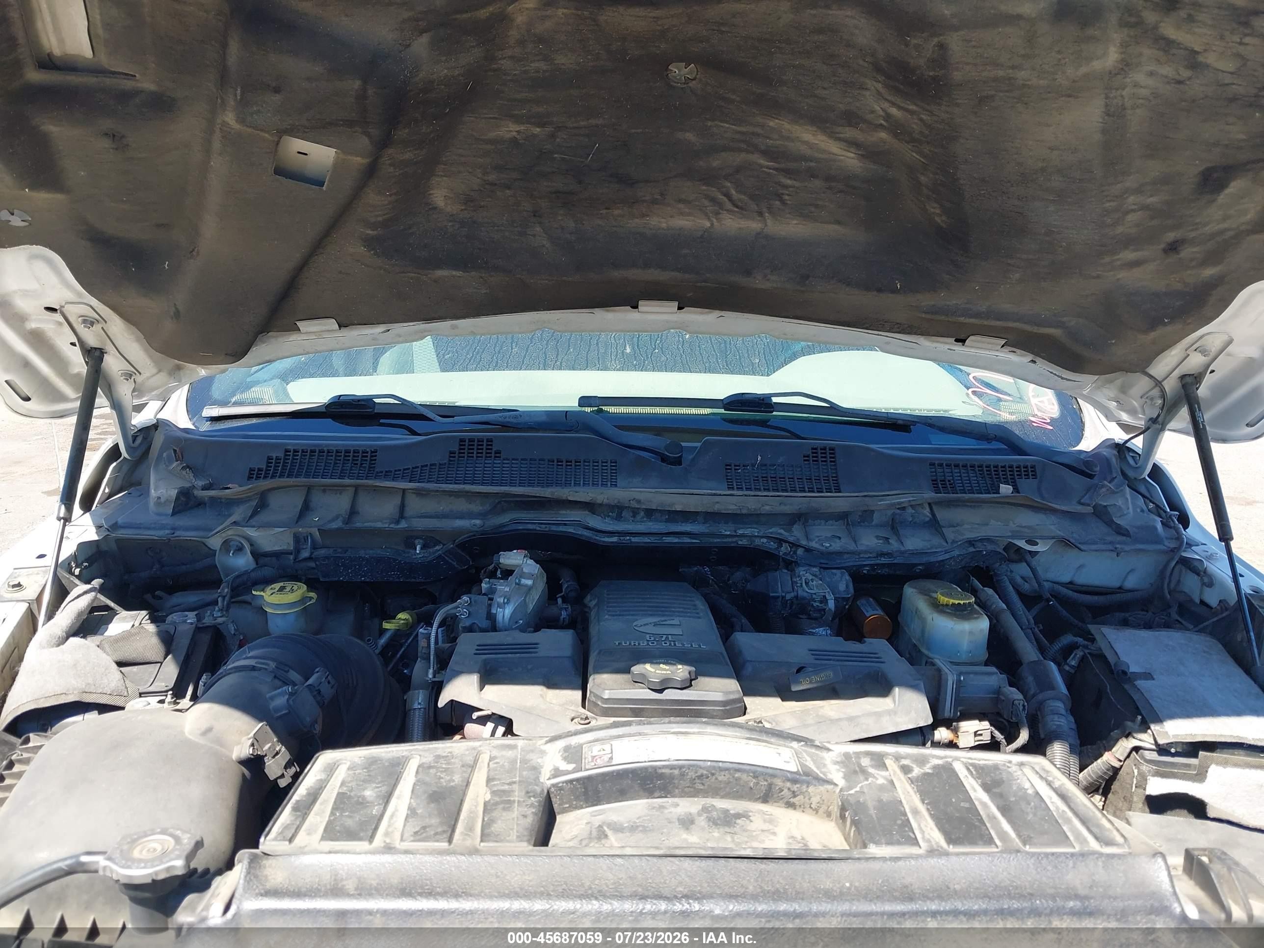 2011 Ram Ram 2500 Slt Белый vin: 3D7UT2CL8BG625597