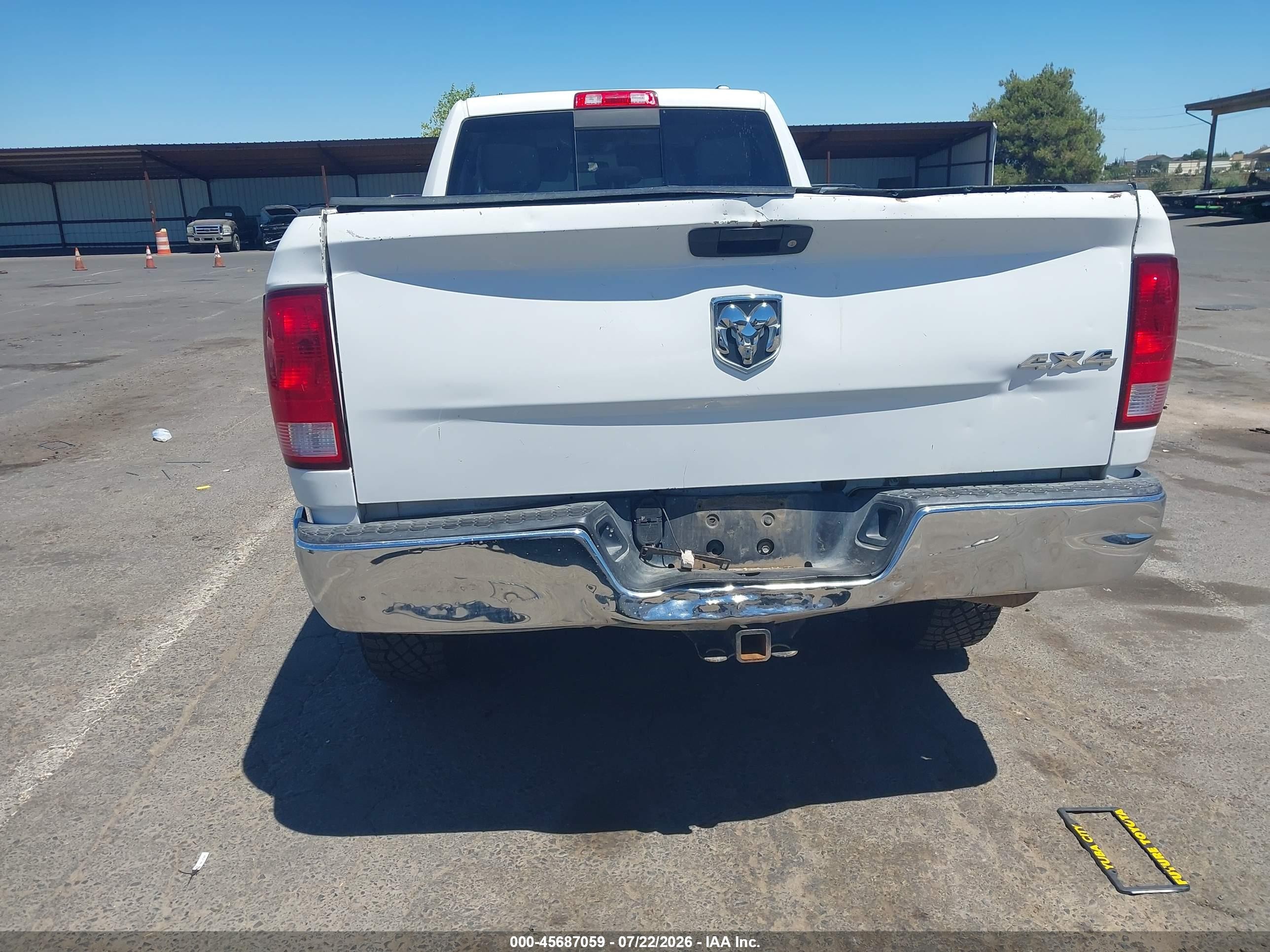 2011 Ram Ram 2500 Slt Белый vin: 3D7UT2CL8BG625597