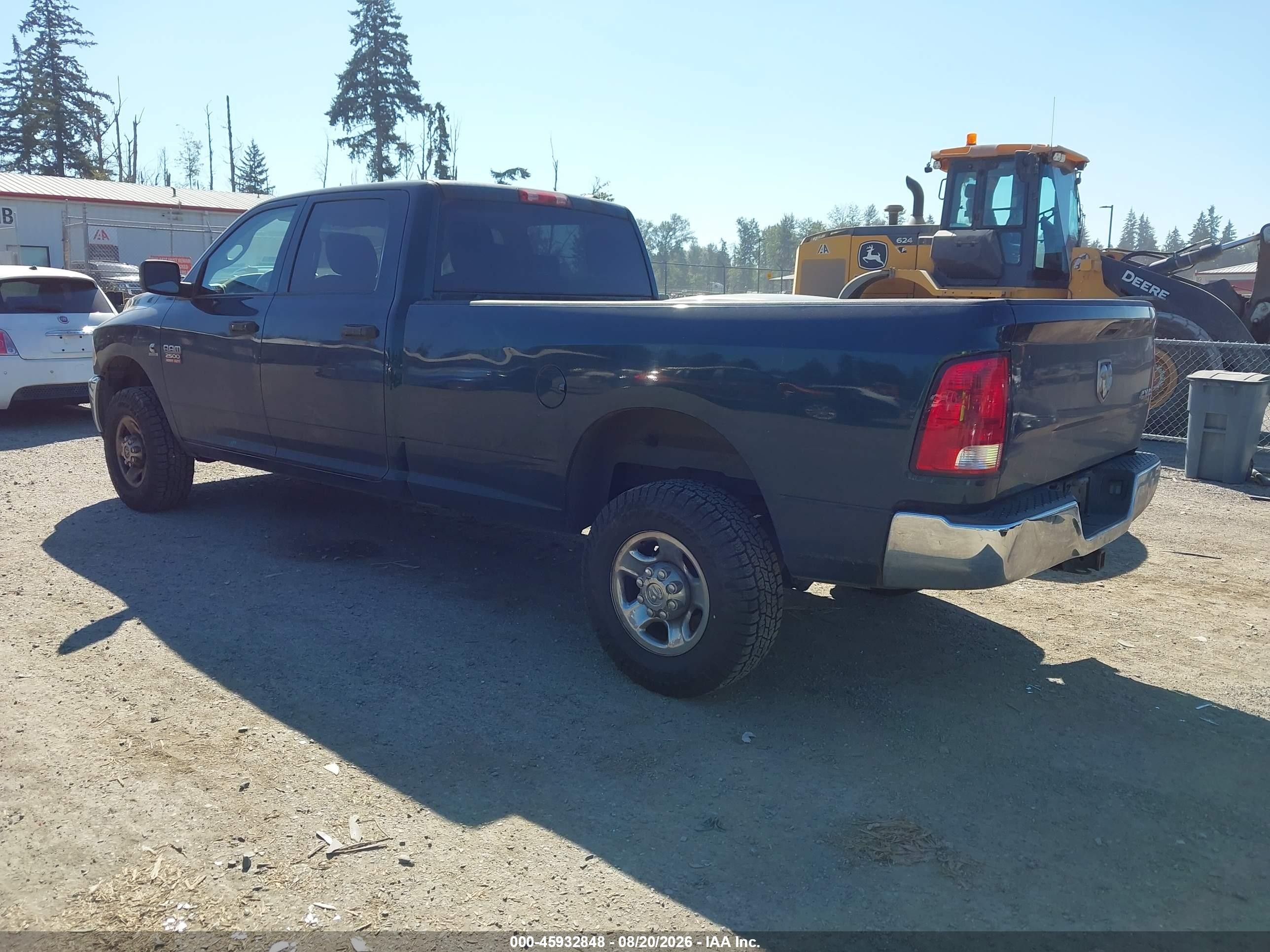 2011 Ram Ram 2500 St Green vin: 3D7UT2CL9BG522303