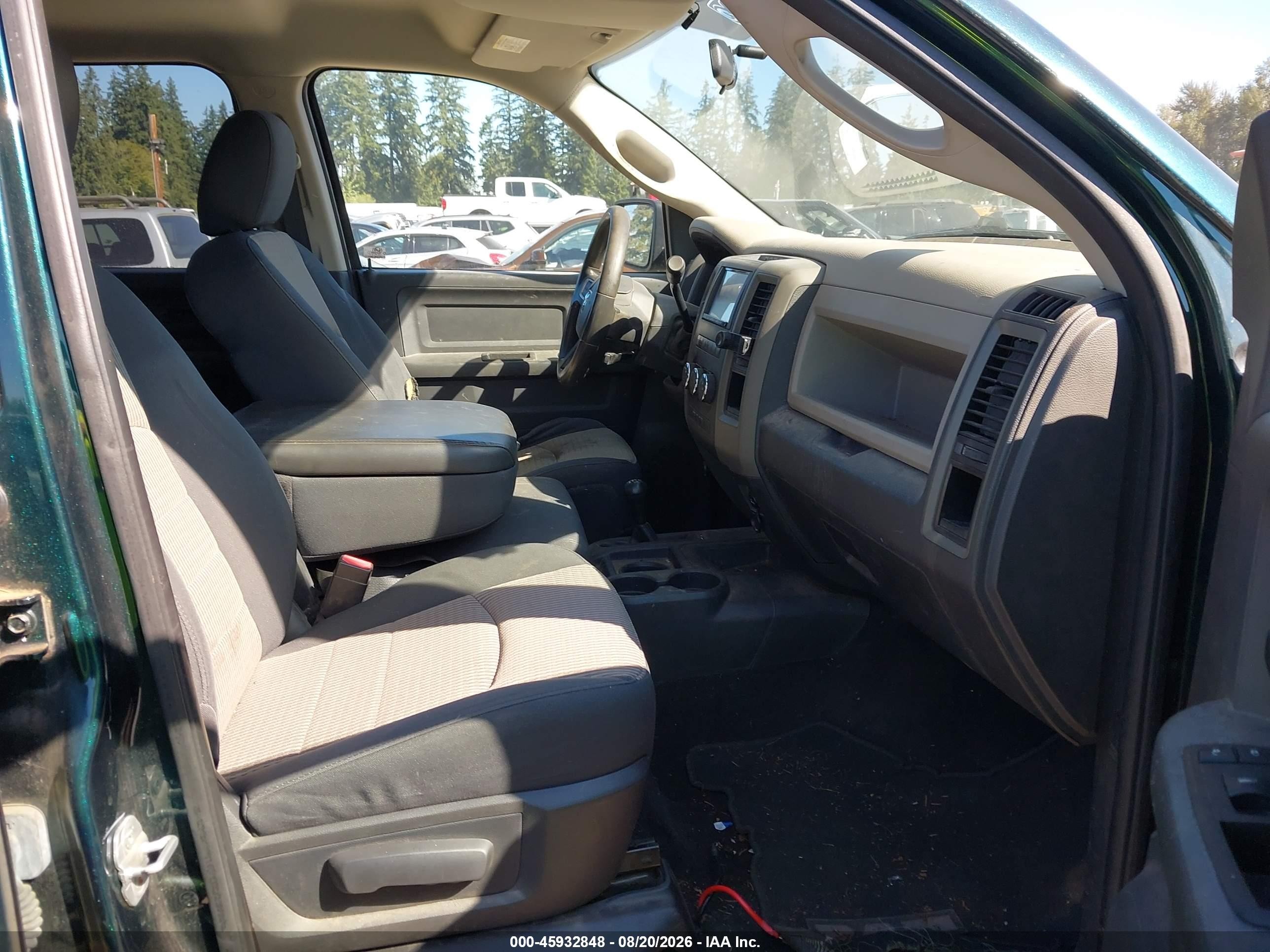 2011 Ram Ram 2500 St Green vin: 3D7UT2CL9BG522303