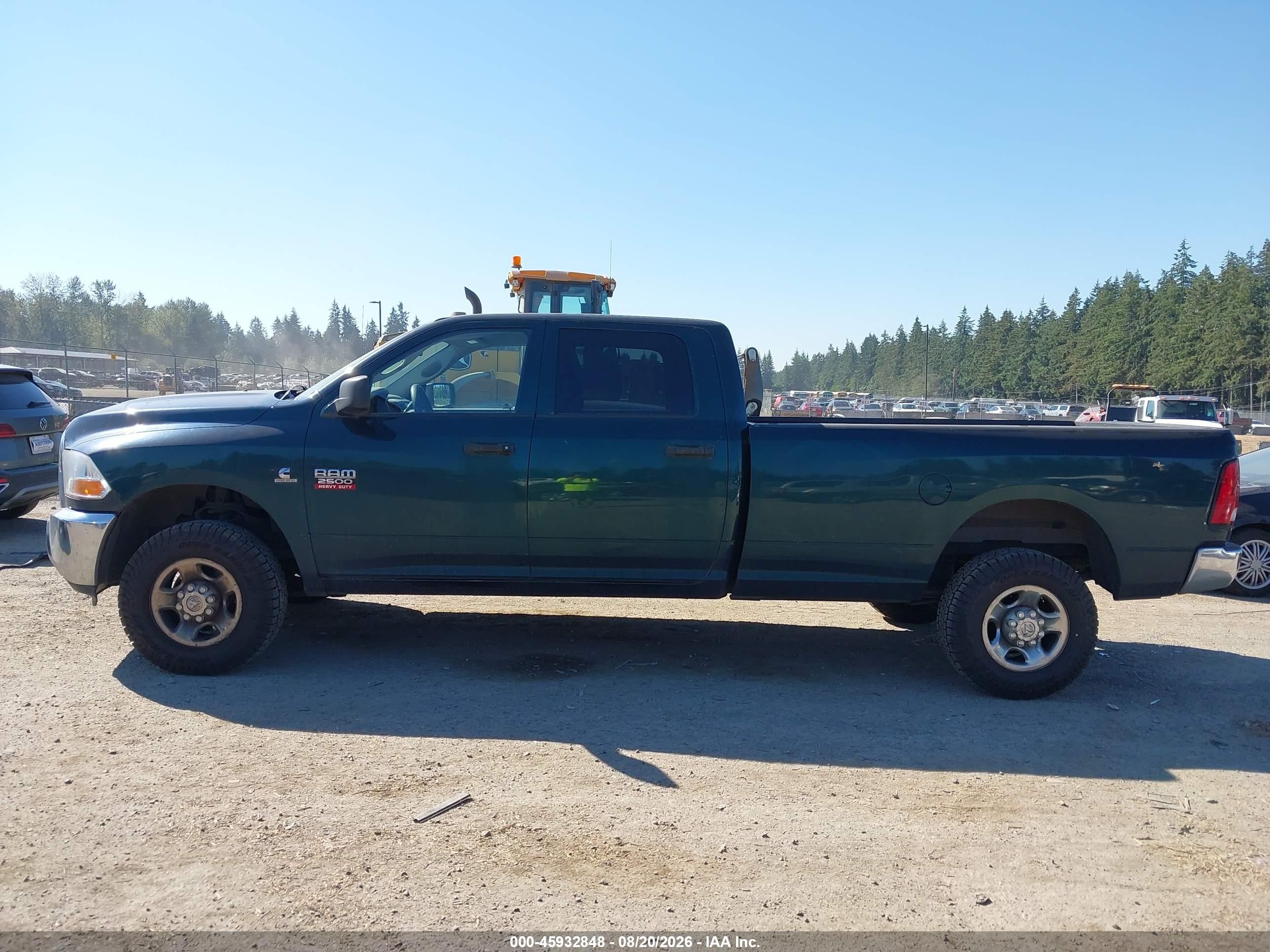 2011 Ram Ram 2500 St Green vin: 3D7UT2CL9BG522303