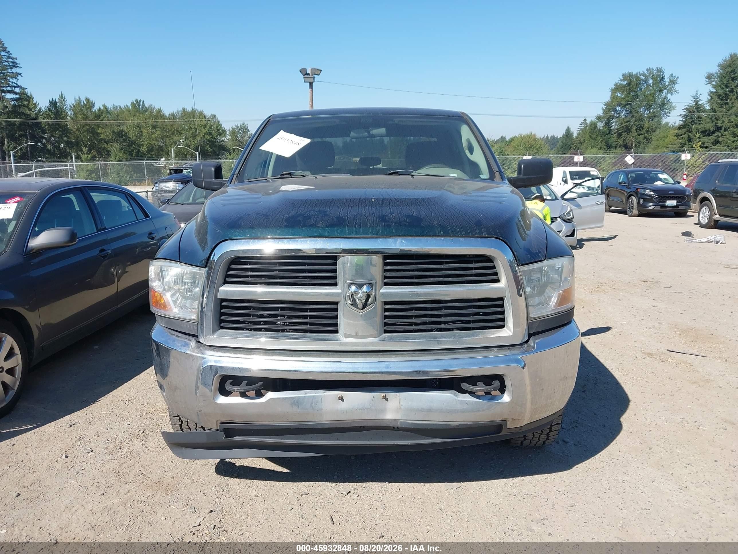 2011 Ram Ram 2500 St Green vin: 3D7UT2CL9BG522303