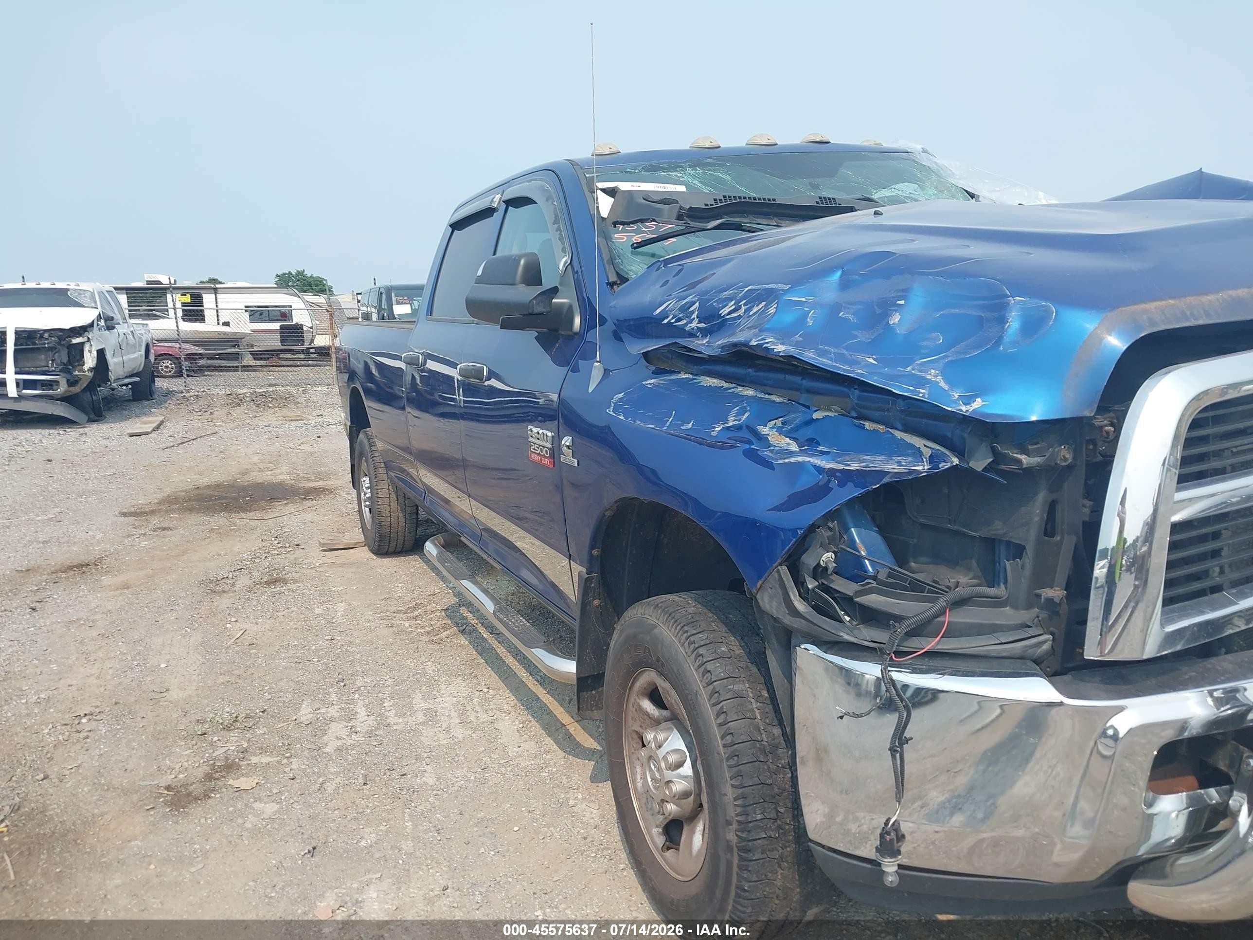 2010 Dodge Ram 2500 St Blue vin: 3D7UT2CLXAG141588