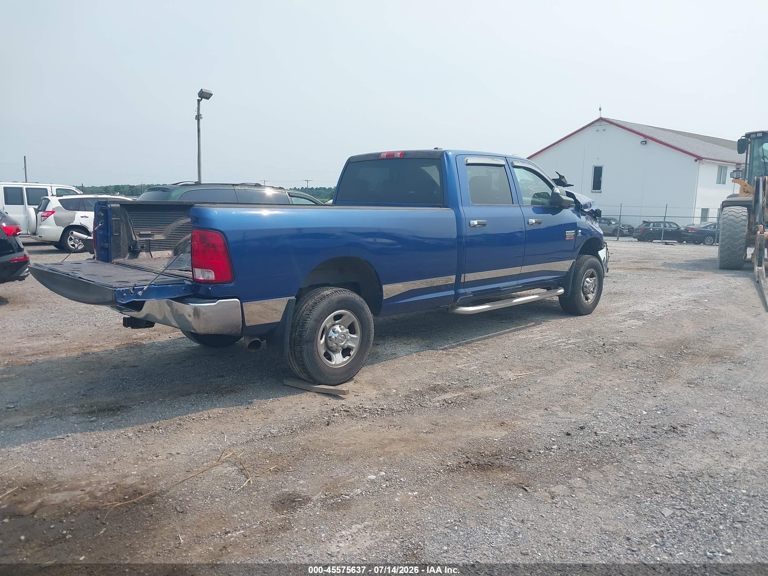 2010 Dodge Ram 2500 St Blue vin: 3D7UT2CLXAG141588