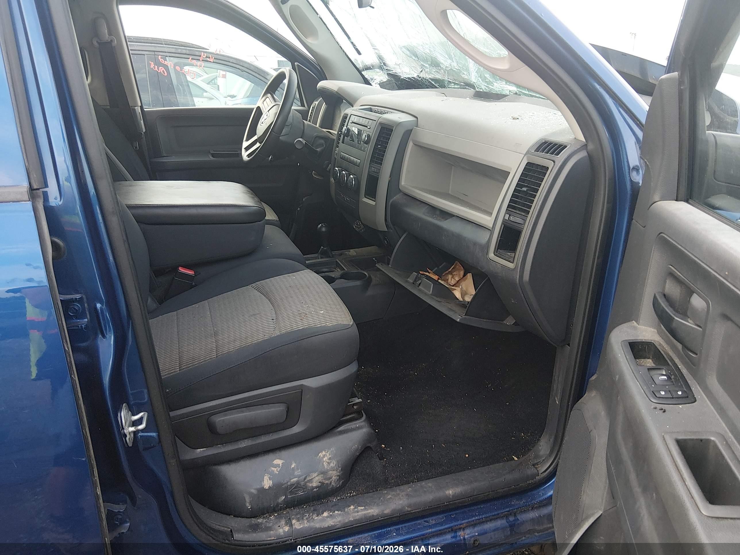 2010 Dodge Ram 2500 St Blue vin: 3D7UT2CLXAG141588
