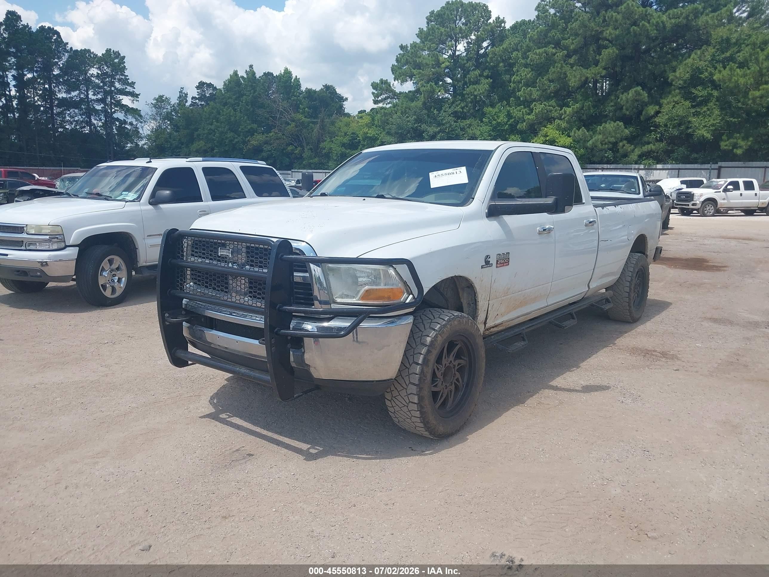 2011 Ram Ram 2500 Slt White vin: 3D7UT2CLXBG620756