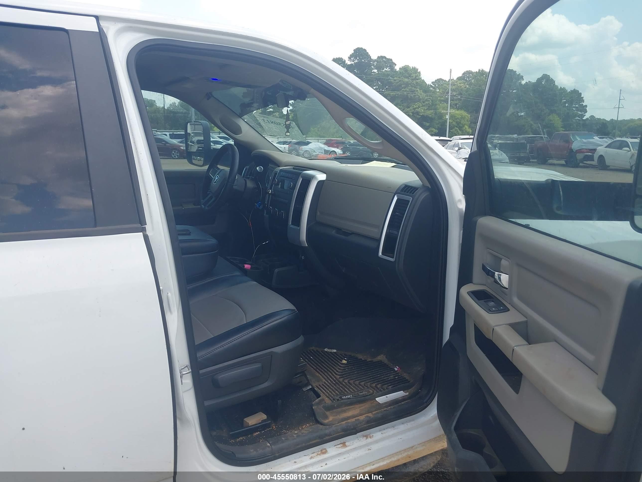 2011 Ram Ram 2500 Slt White vin: 3D7UT2CLXBG620756