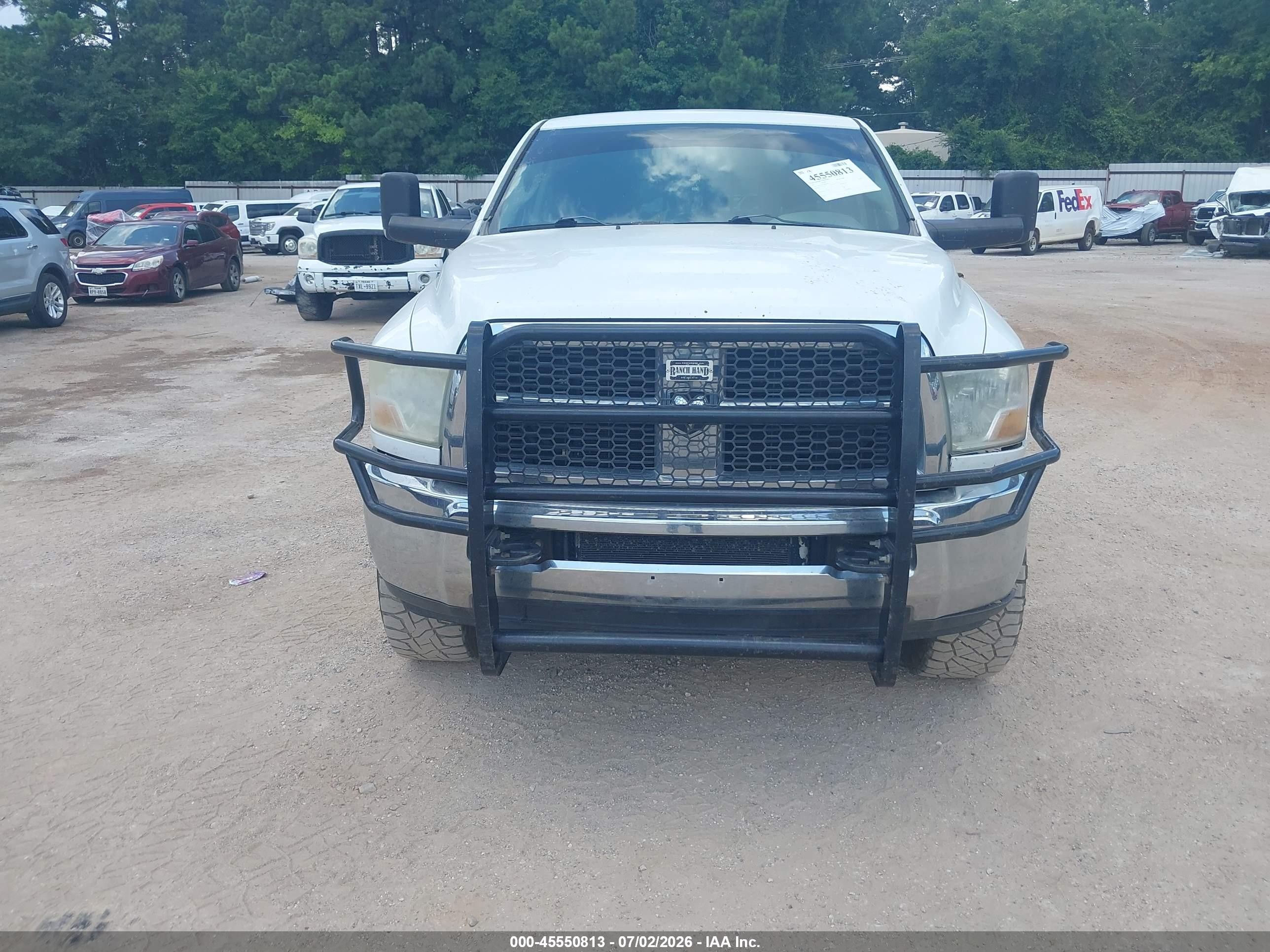 2011 Ram Ram 2500 Slt White vin: 3D7UT2CLXBG620756