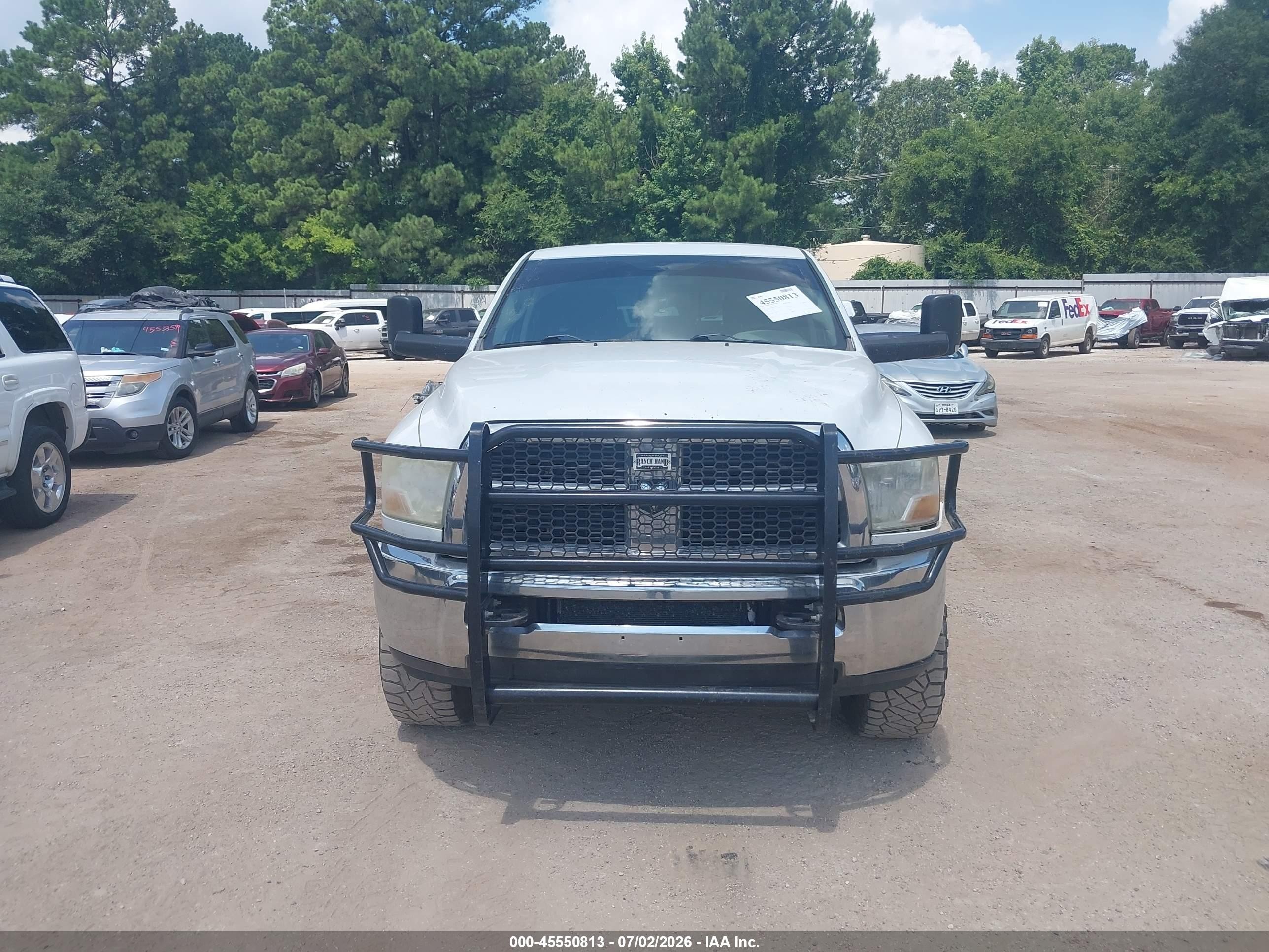 2011 Ram Ram 2500 Slt White vin: 3D7UT2CLXBG620756