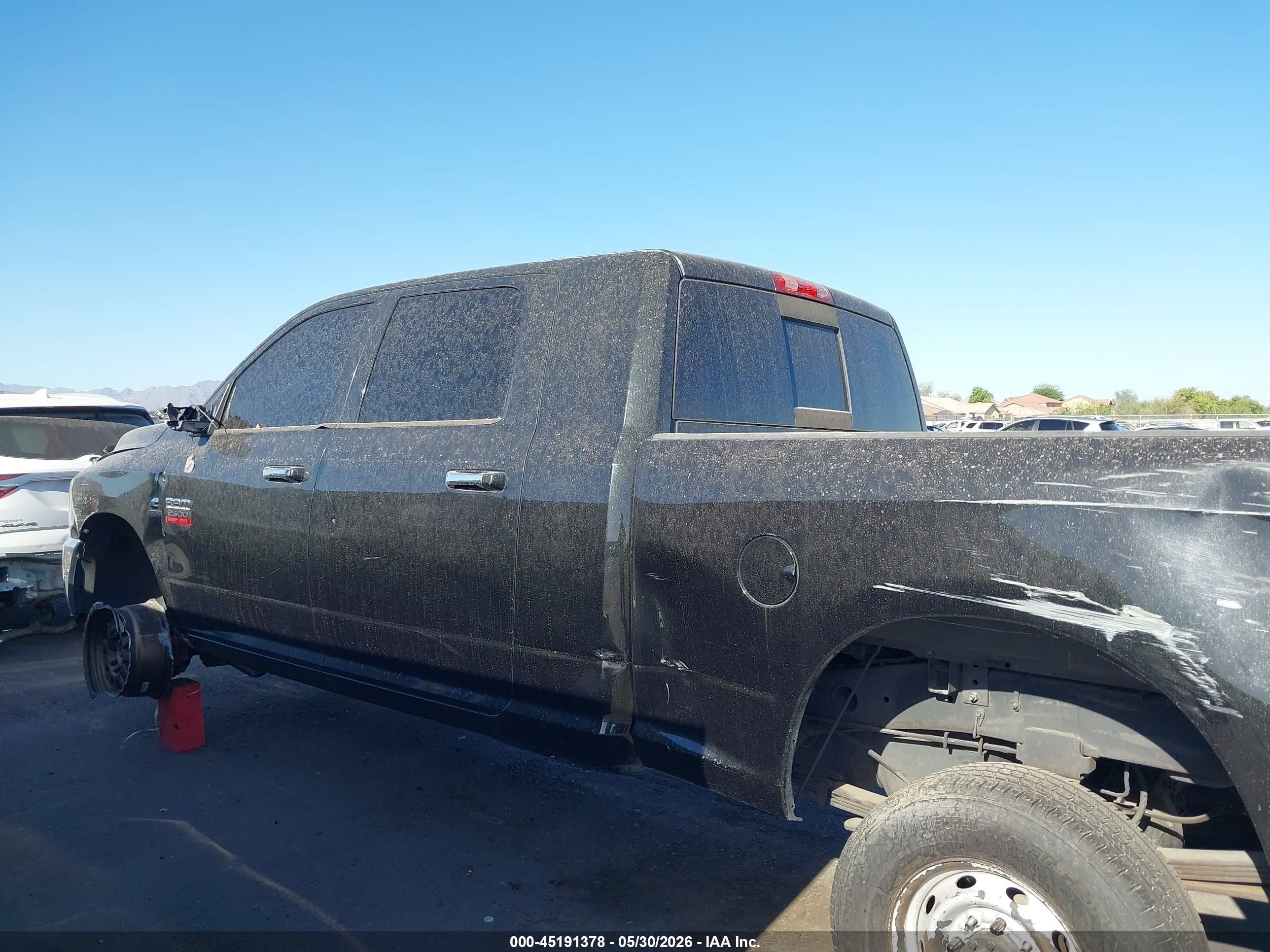 2010 Dodge Ram 2500 Slt Black vin: 3D7UT2HL0AG135193