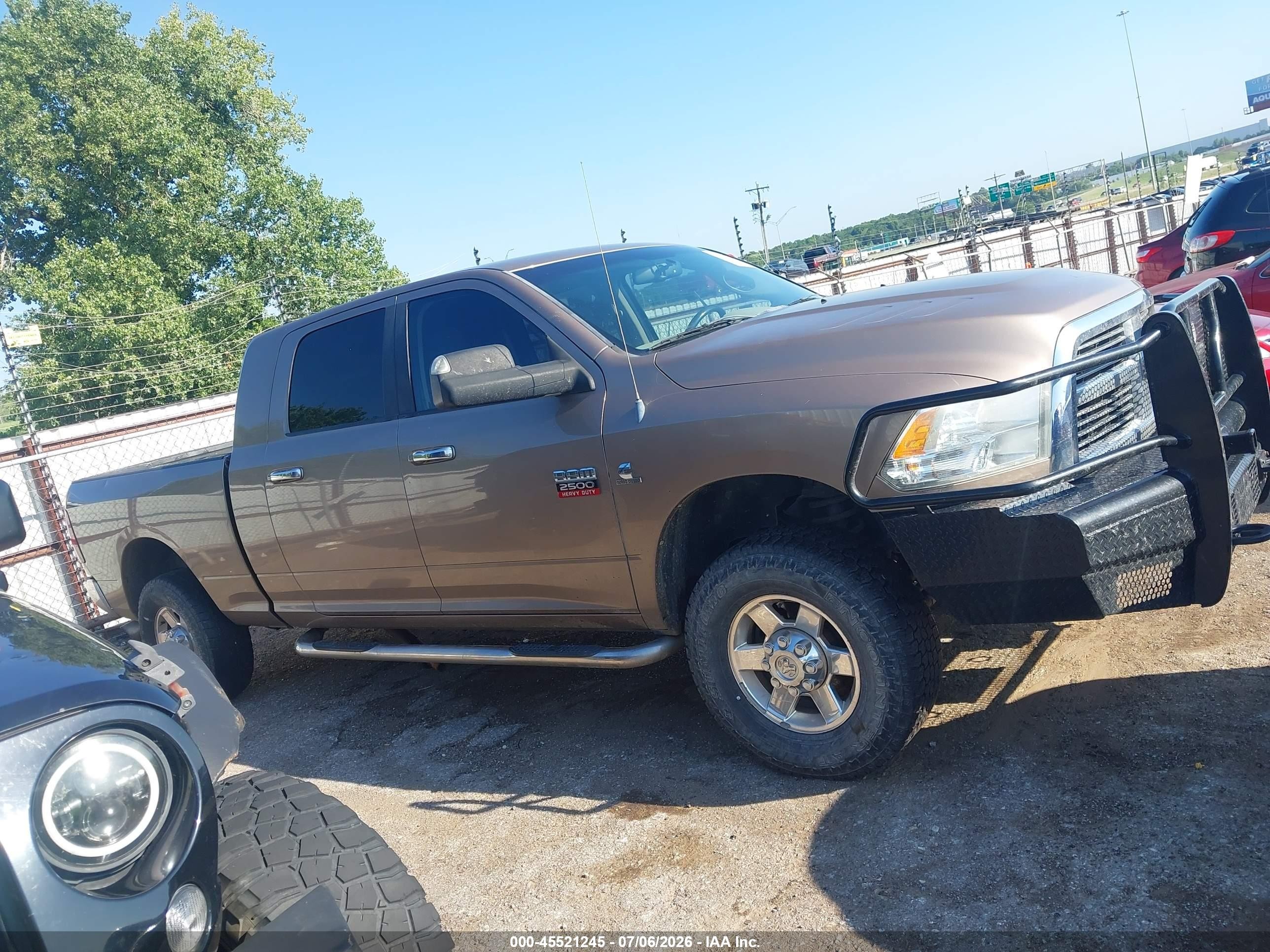 2010 Dodge Ram 2500 Slt Tan vin: 3D7UT2HL1AG135011