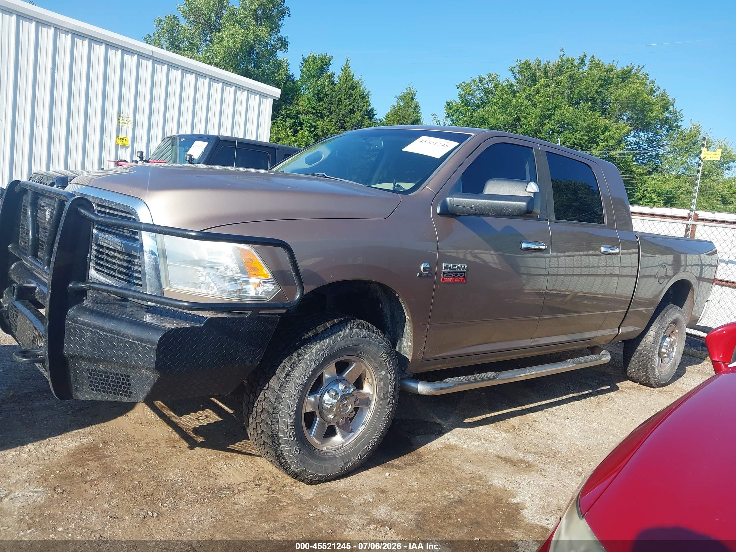 2010 Dodge Ram 2500 Slt Tan vin: 3D7UT2HL1AG135011