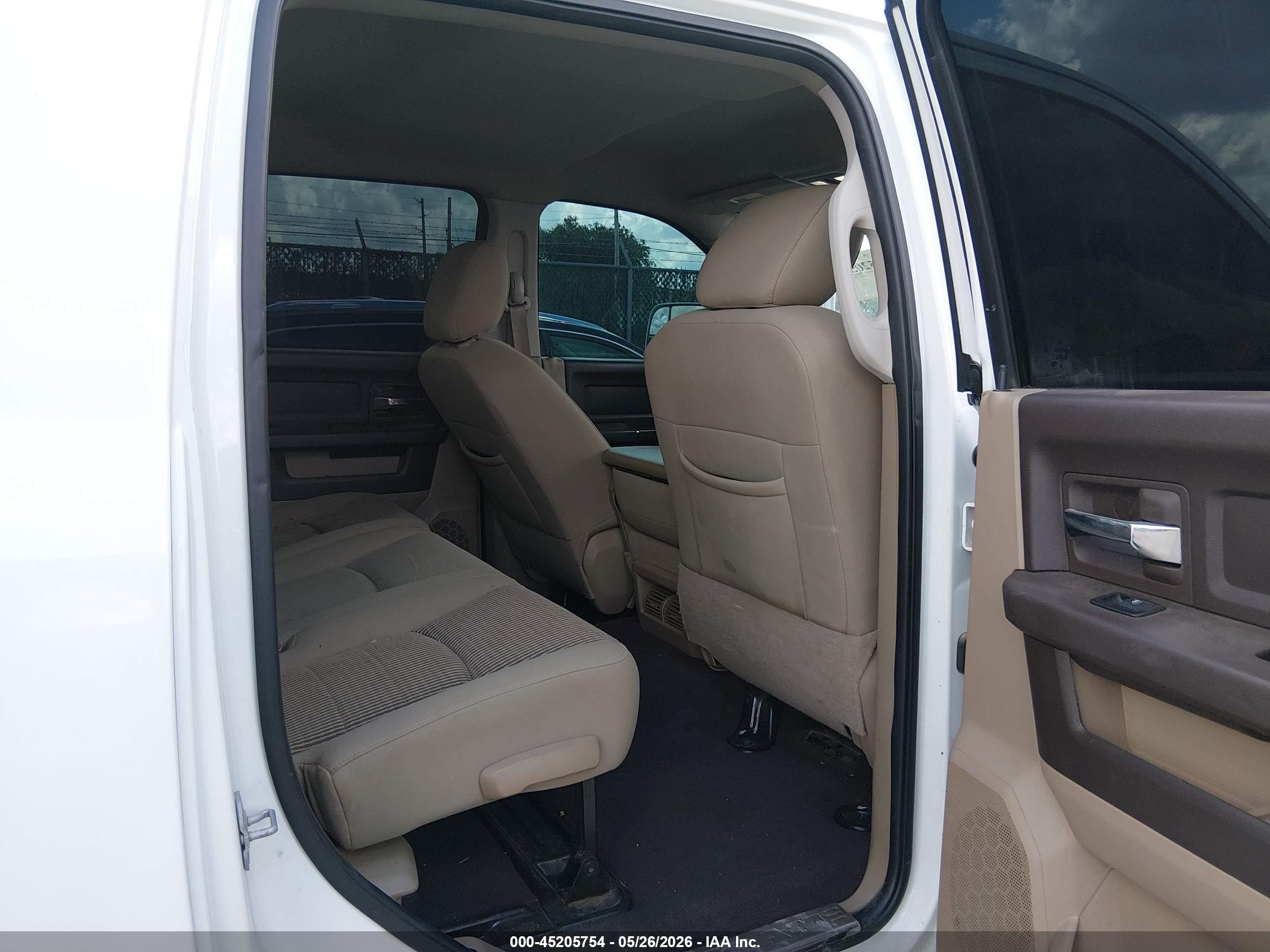 2010 Dodge Ram 2500 Slt White vin: 3D7UT2HL3AG134314