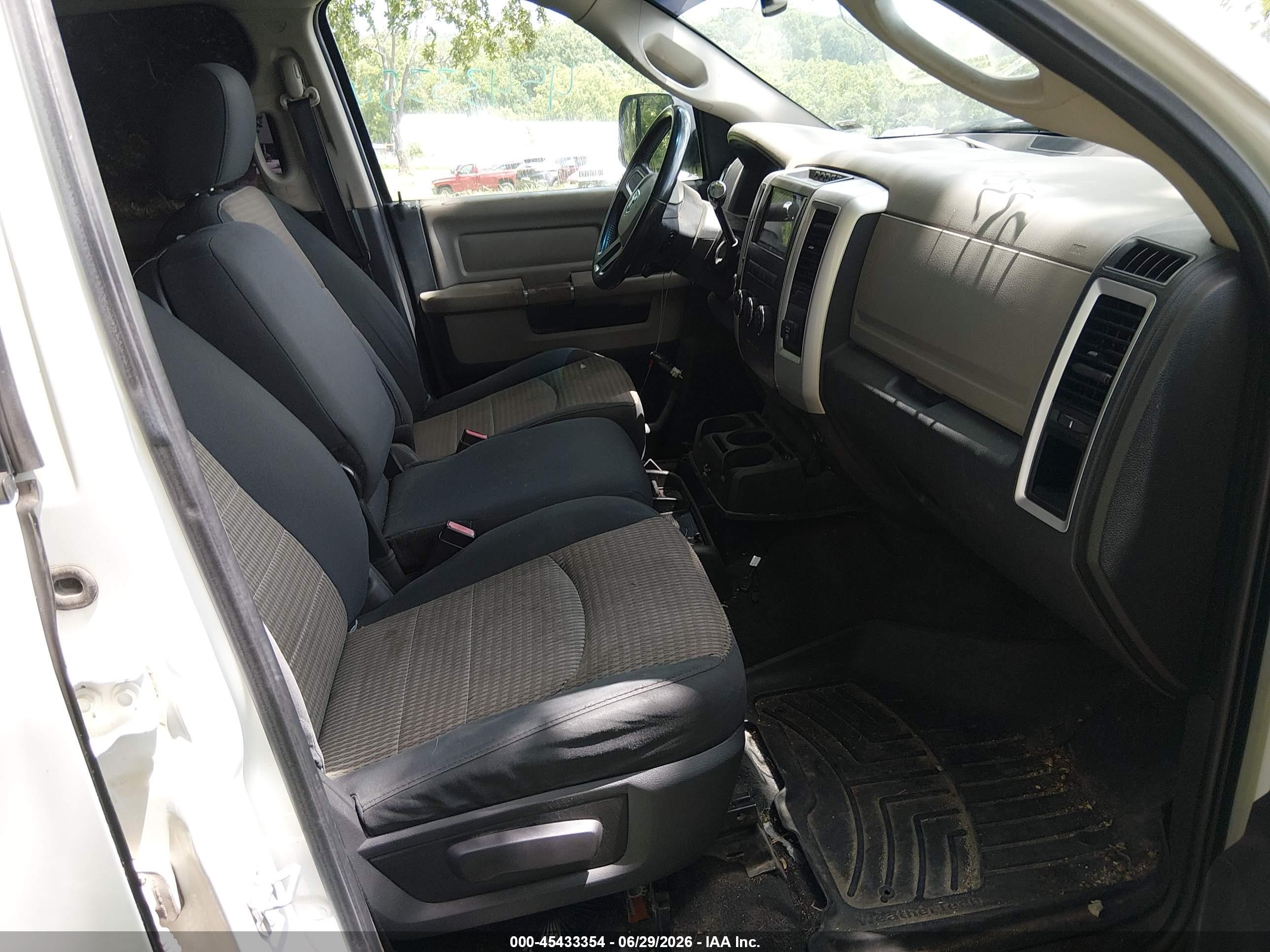 2010 Dodge Ram 2500 Slt White vin: 3D7UT2HL4AG113097