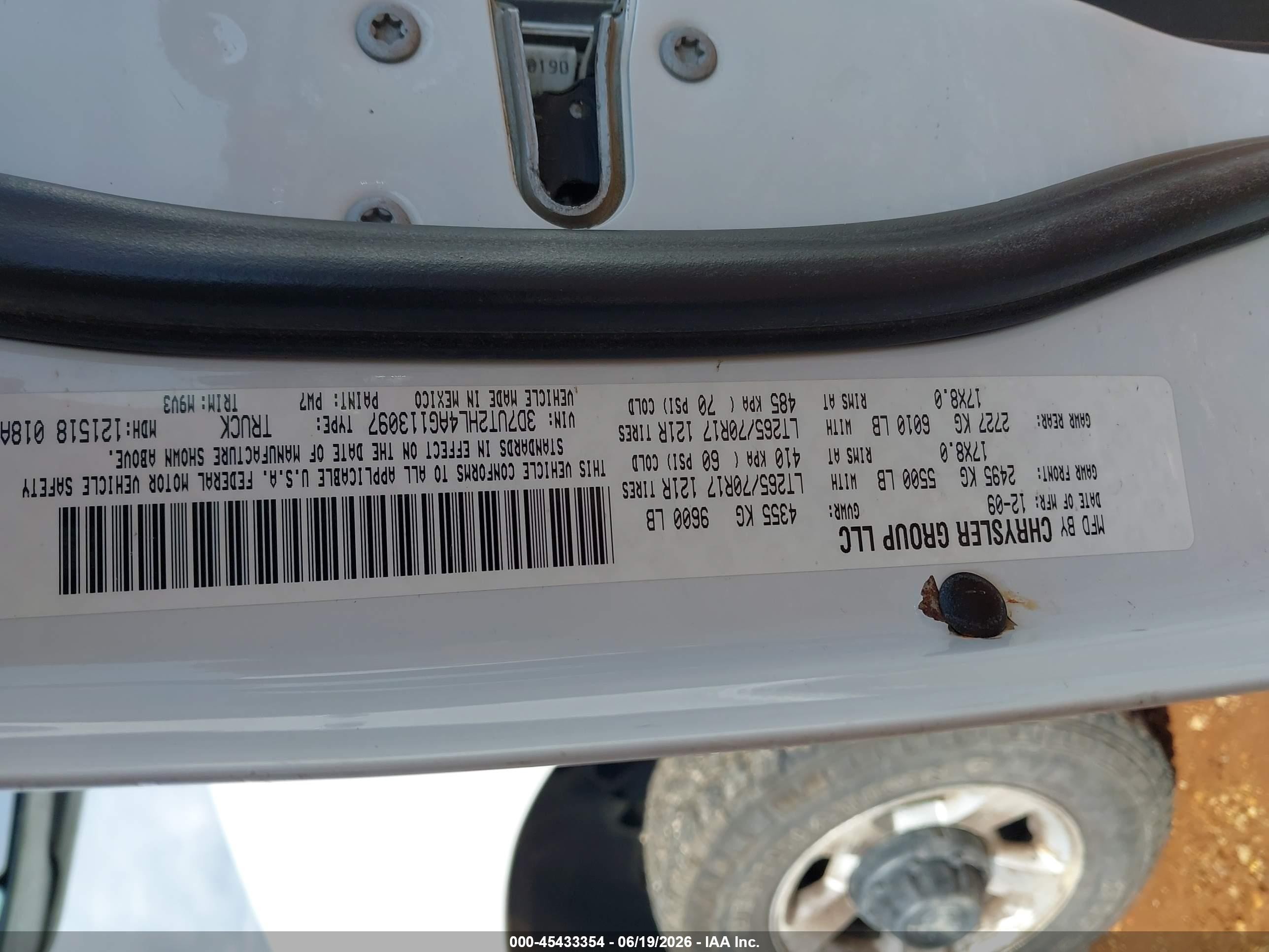 2010 Dodge Ram 2500 Slt White vin: 3D7UT2HL4AG113097