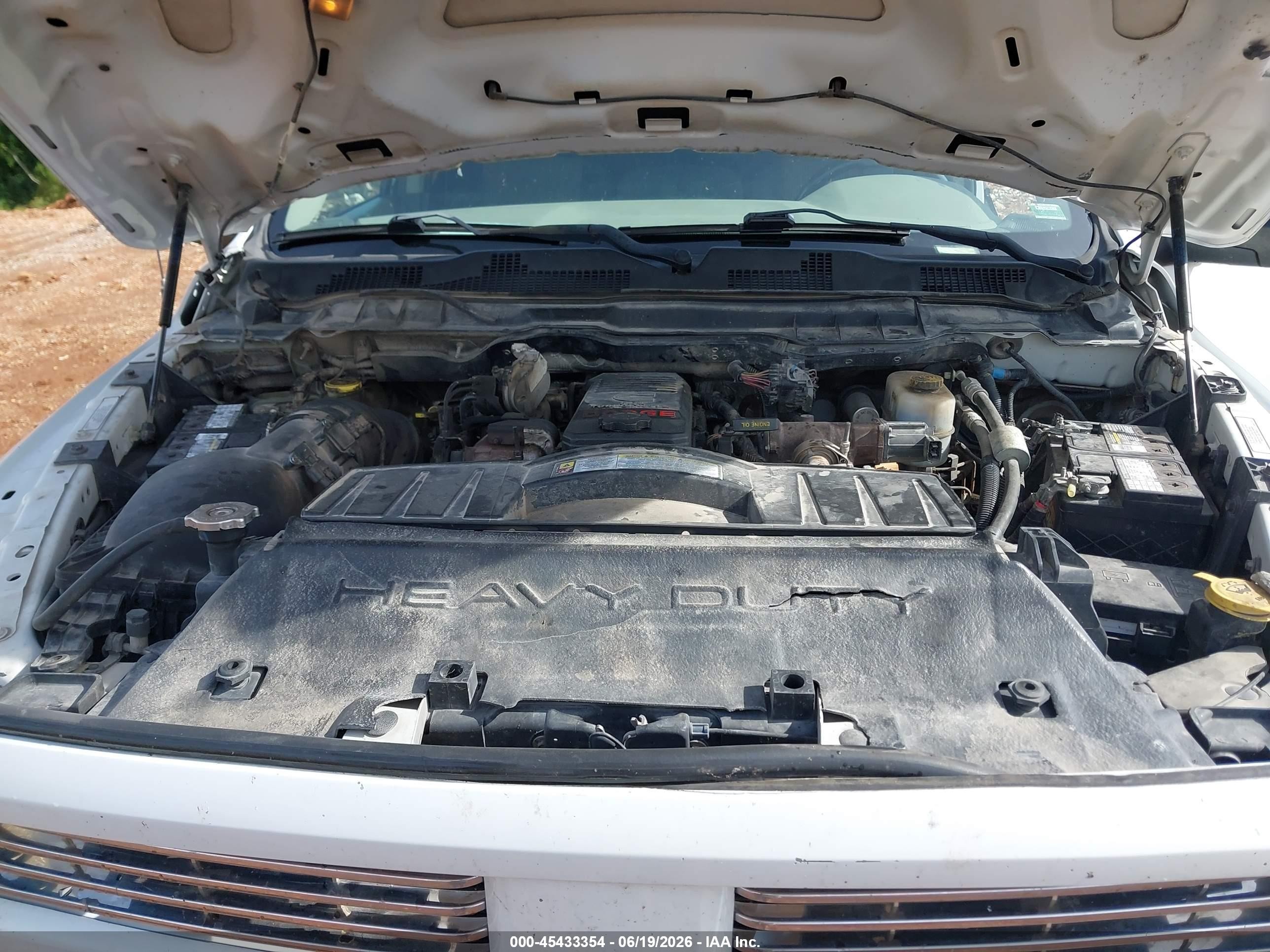 2010 Dodge Ram 2500 Slt White vin: 3D7UT2HL4AG113097