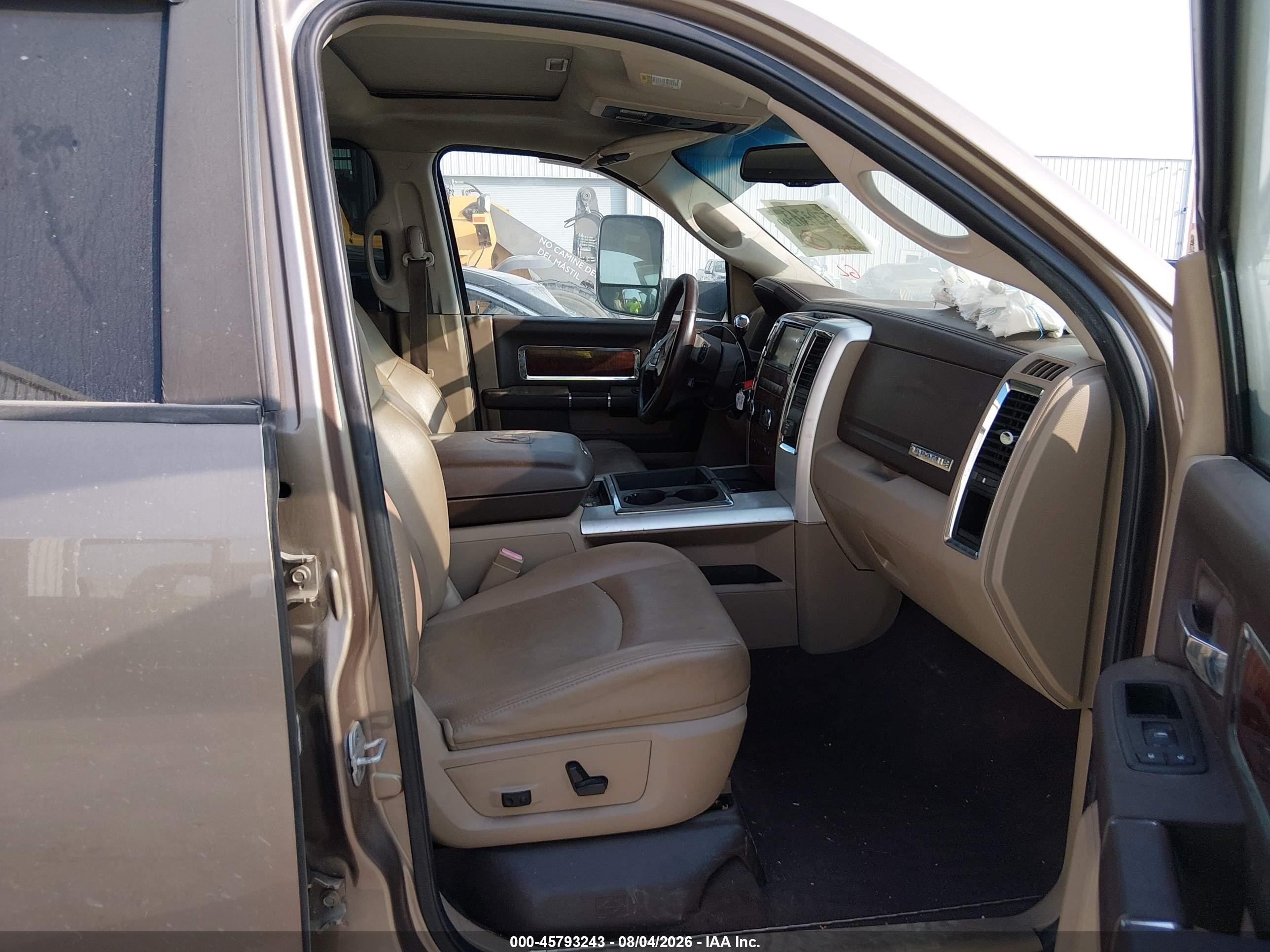2010 Dodge Ram 2500 Laramie Brown vin: 3D7UT2HL4AG167306