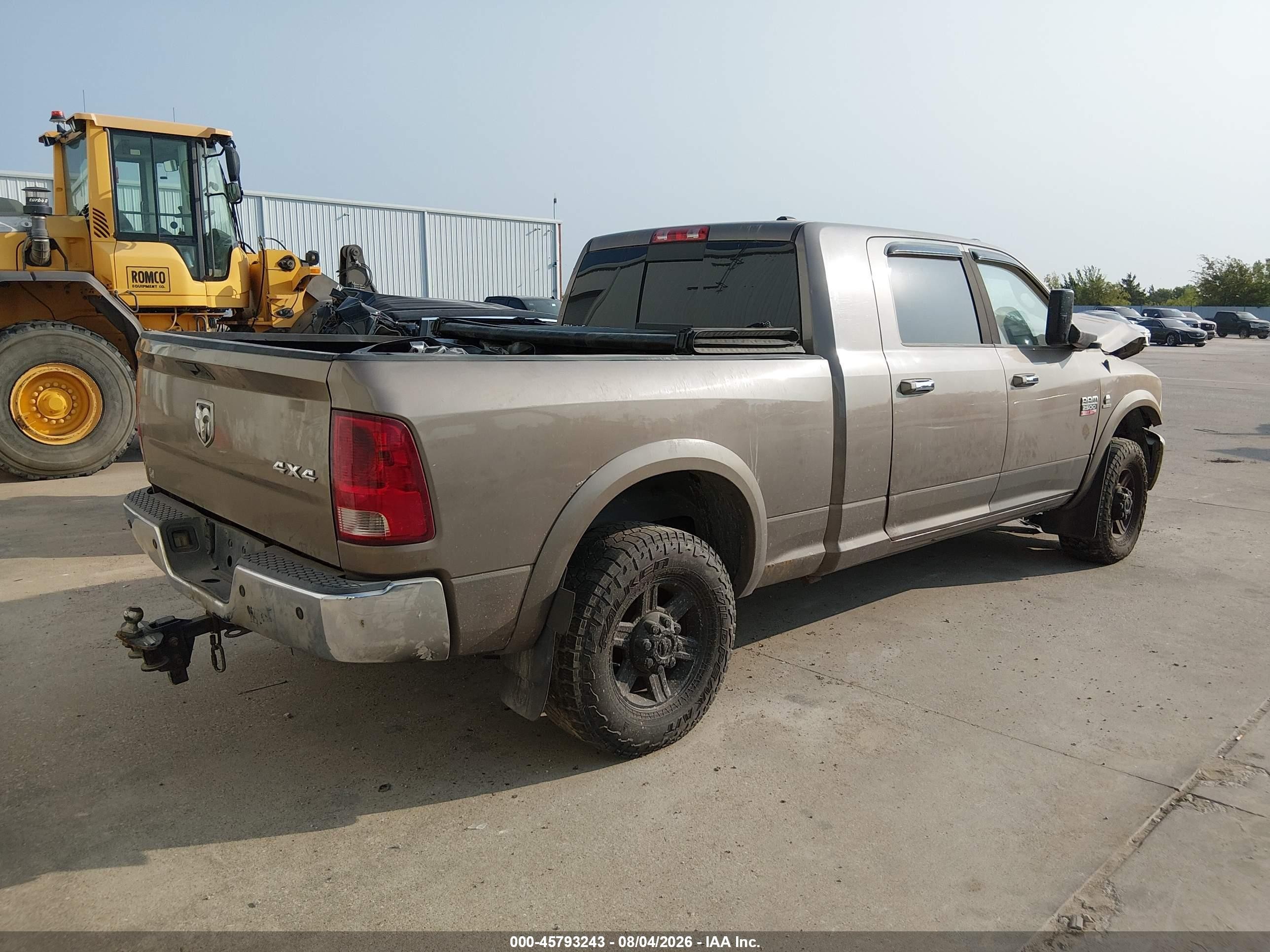 2010 Dodge Ram 2500 Laramie Brown vin: 3D7UT2HL4AG167306