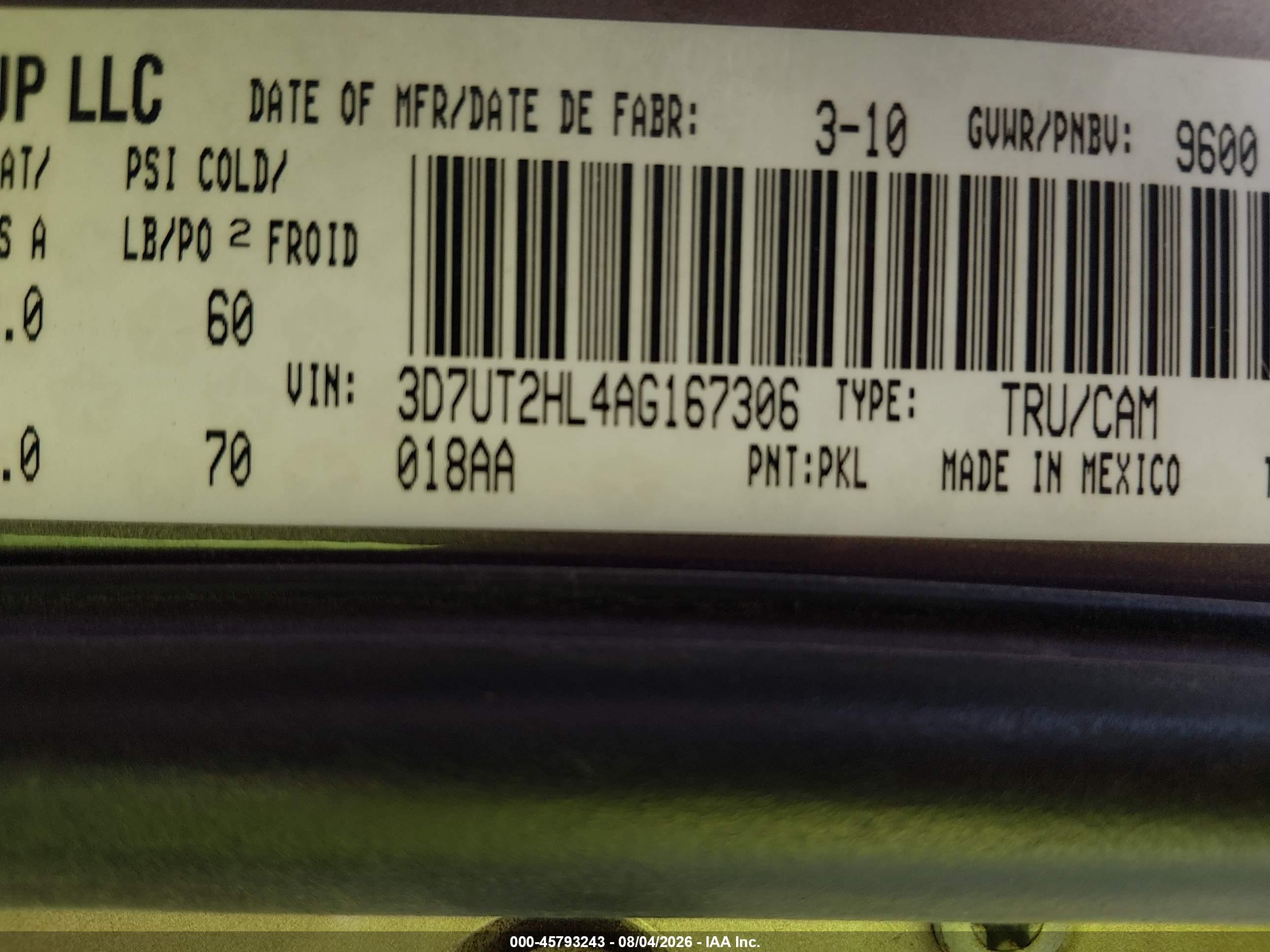 2010 Dodge Ram 2500 Laramie Brown vin: 3D7UT2HL4AG167306