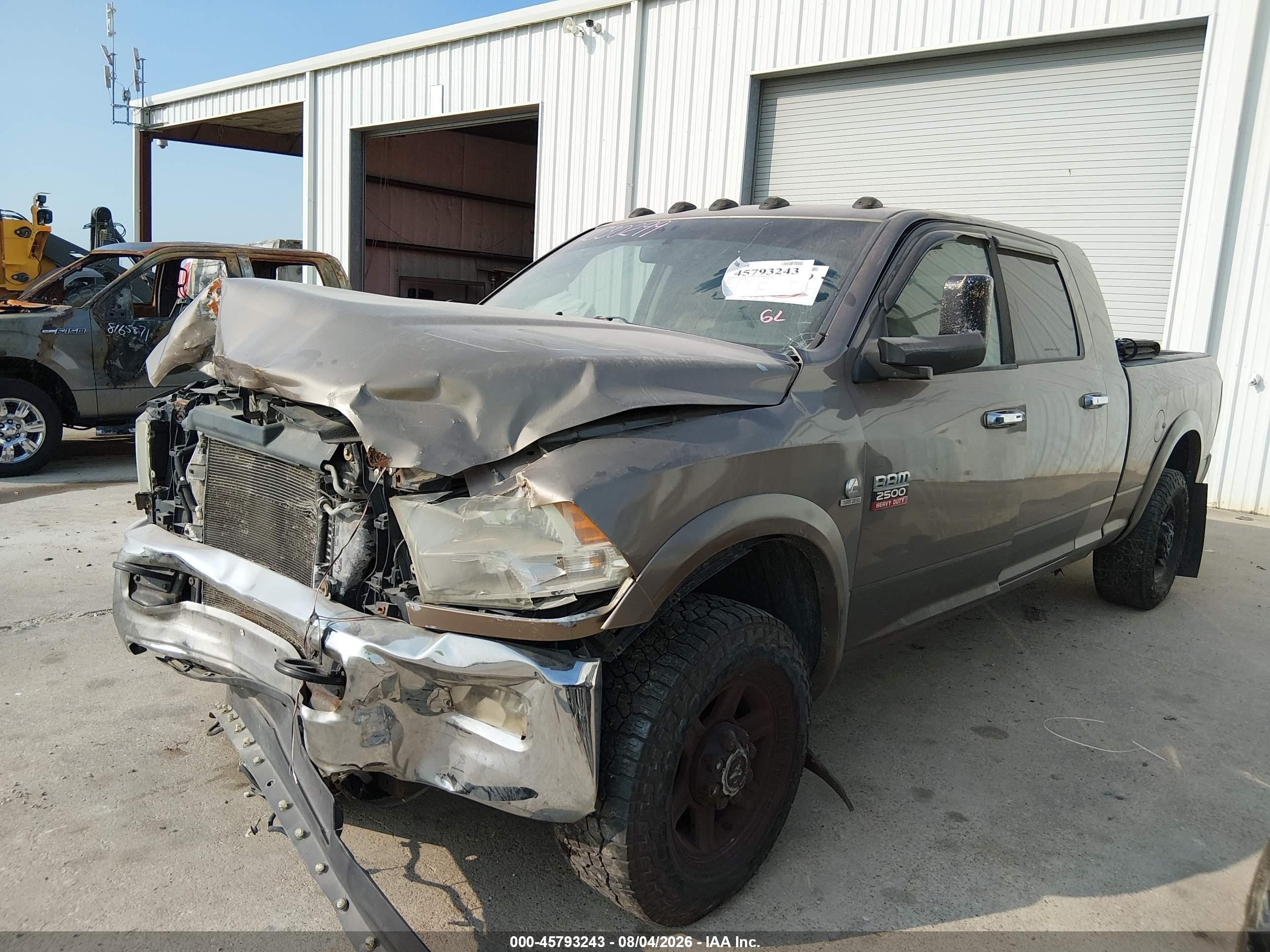 2010 Dodge Ram 2500 Laramie Brown vin: 3D7UT2HL4AG167306