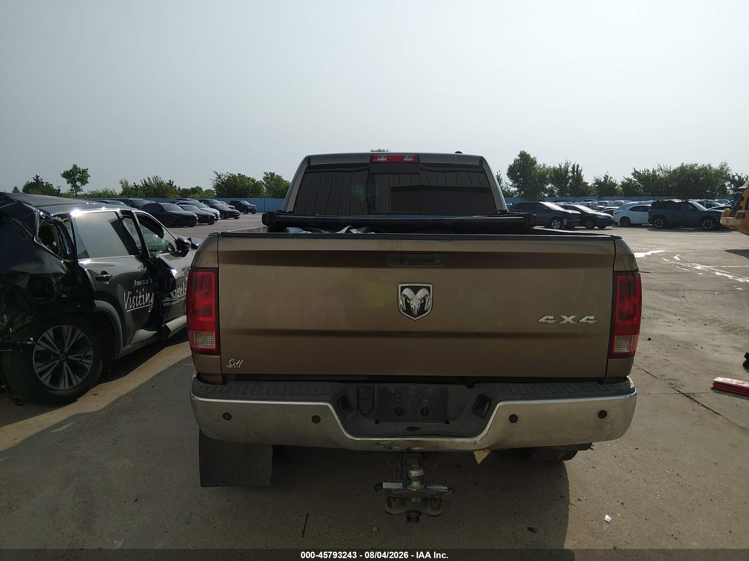2010 Dodge Ram 2500 Laramie Brown vin: 3D7UT2HL4AG167306