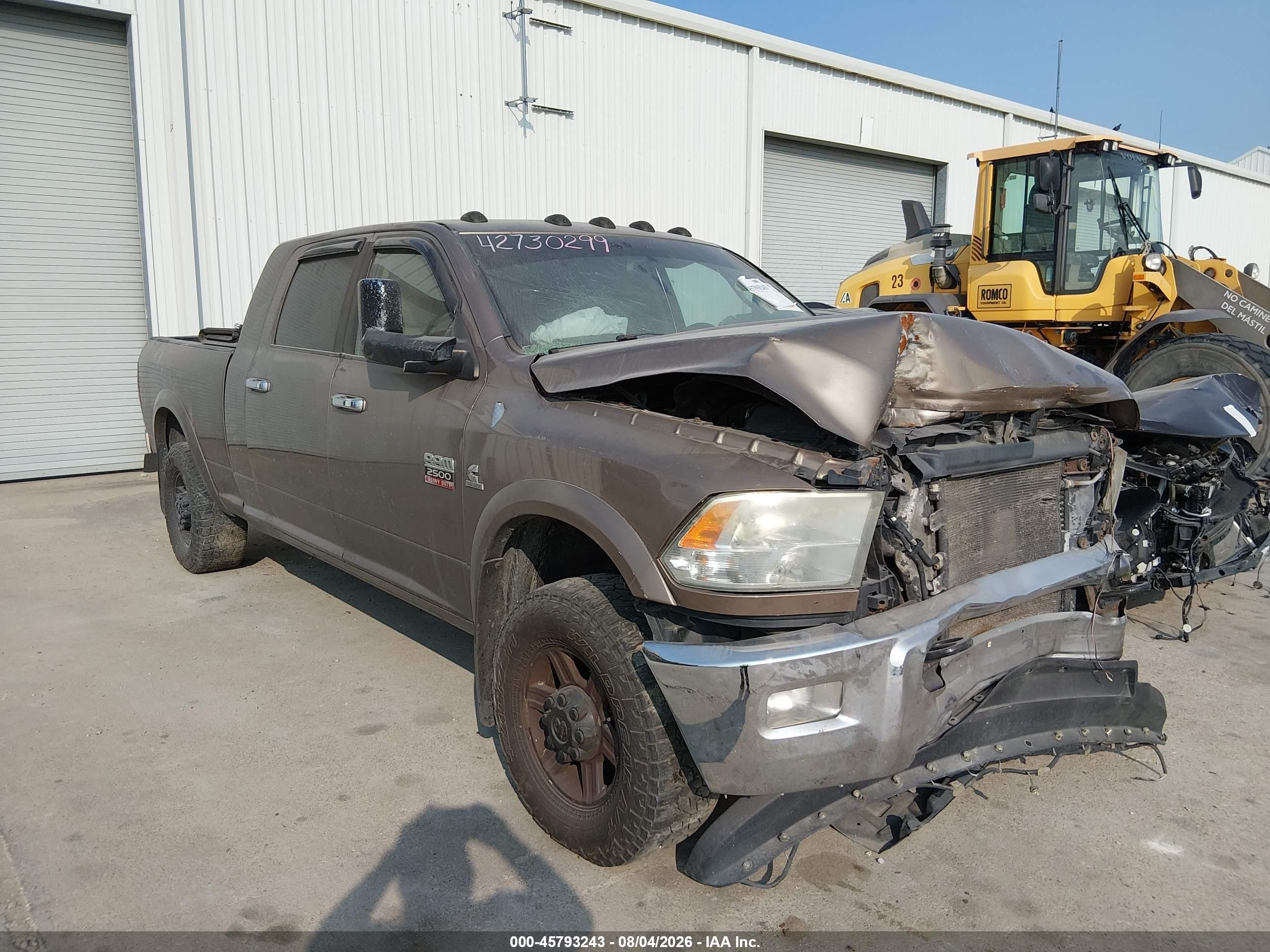 2010 Dodge Ram 2500 Laramie Brown vin: 3D7UT2HL4AG167306