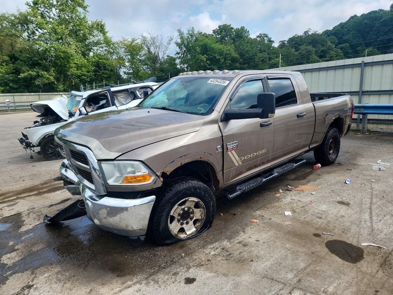 2010 Dodge Ram 2500 Beige vin: 3D7UT2HL6AG135022
