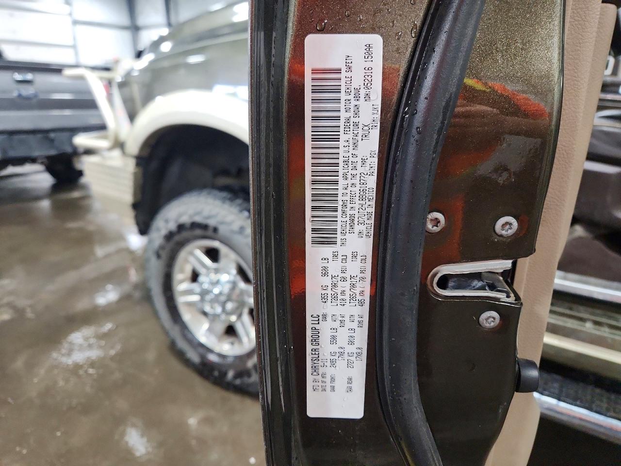 2011 Dodge Ram 2500 Brown vin: 3D7UT2HL8BG618772