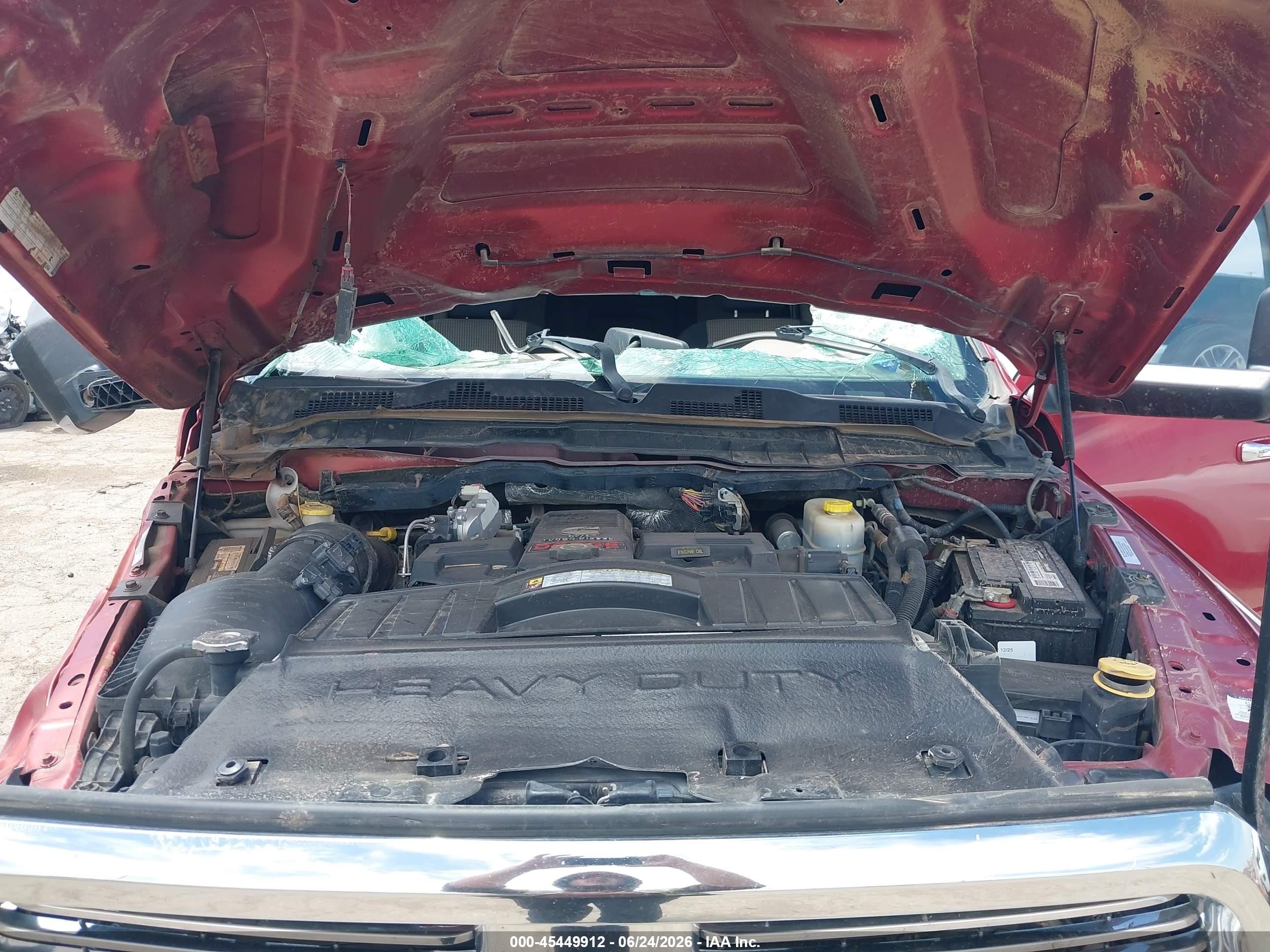 2010 Dodge Ram 2500 Slt Maroon vin: 3D7UT2HLXAG145052