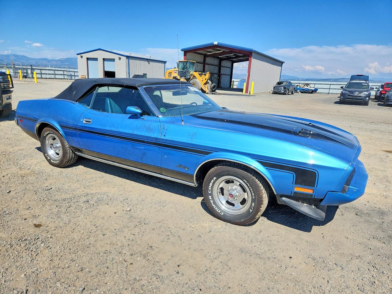 1973 Ford Mustang Blue vin: 3F03H219190