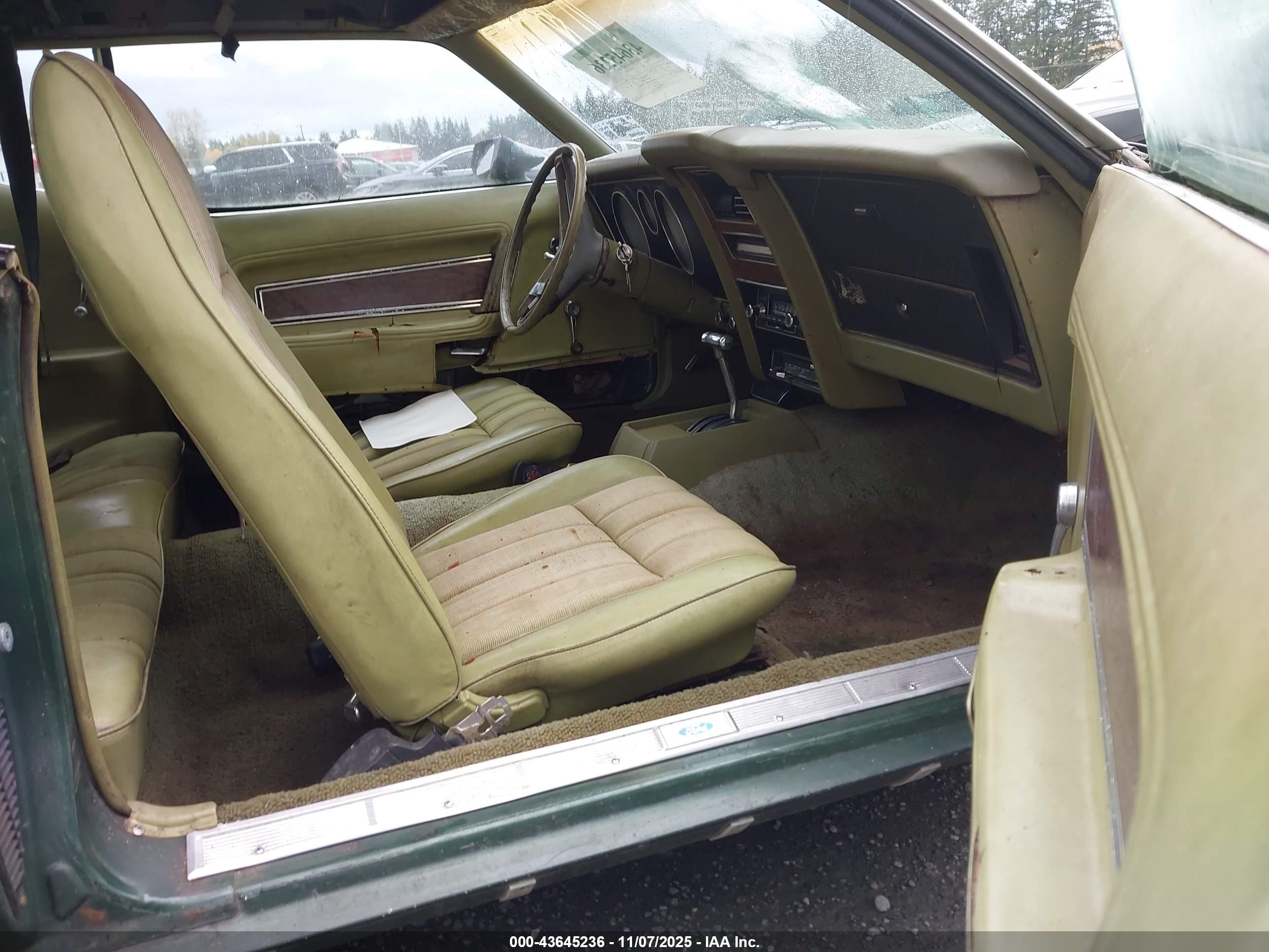1973 Ford Mustang   Зеленый vin: 3F04H261310      