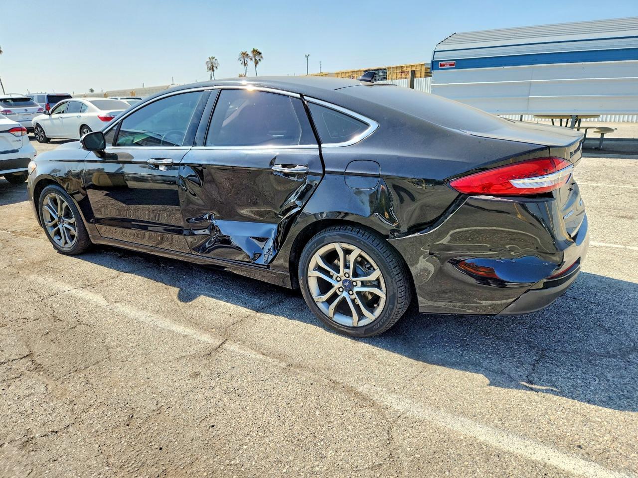 2019 Ford Fusion Sel Black vin: 3FA6P0CD2KR141911