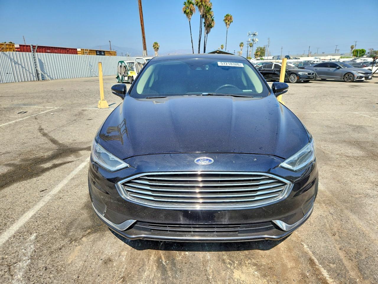 2019 Ford Fusion Sel Black vin: 3FA6P0CD2KR141911