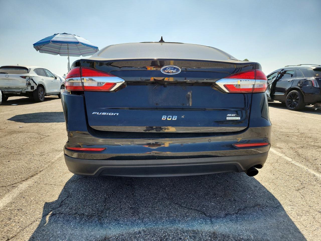 2019 Ford Fusion Sel Black vin: 3FA6P0CD2KR141911