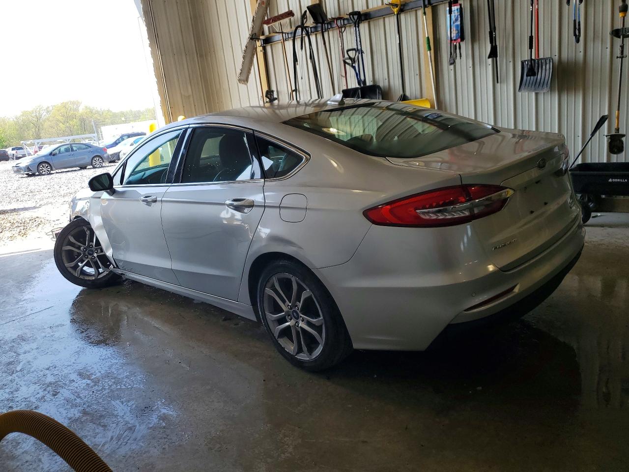 2019 Ford Fusion Sel Silver vin: 3FA6P0CD2KR253463