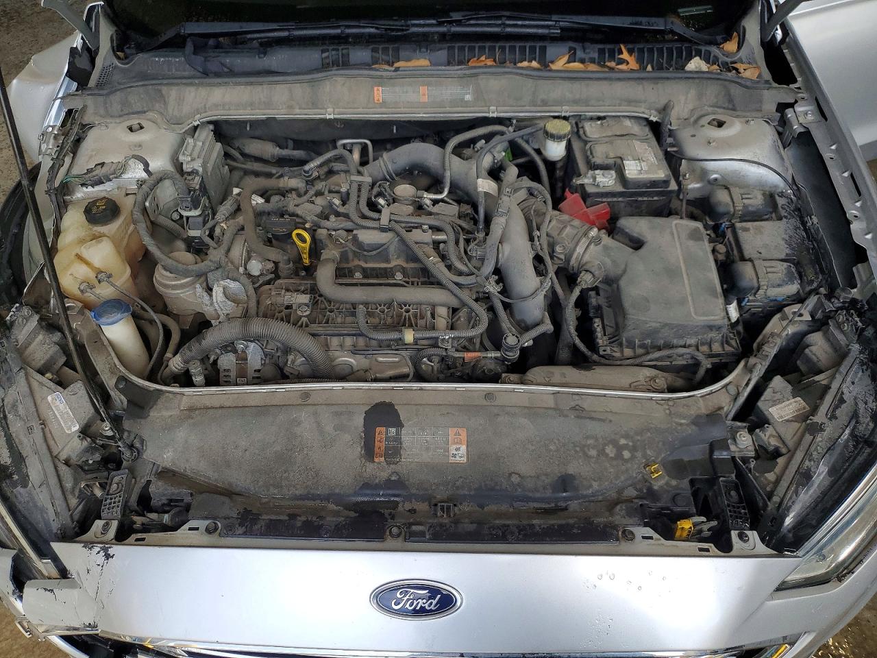 2019 Ford Fusion Sel Silver vin: 3FA6P0CD2KR253463