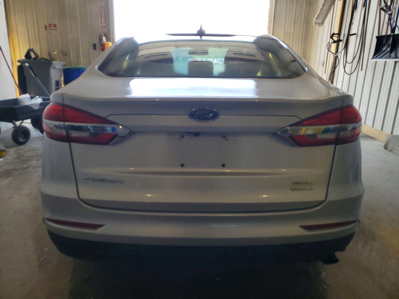 2019 Ford Fusion Sel Silver vin: 3FA6P0CD2KR253463