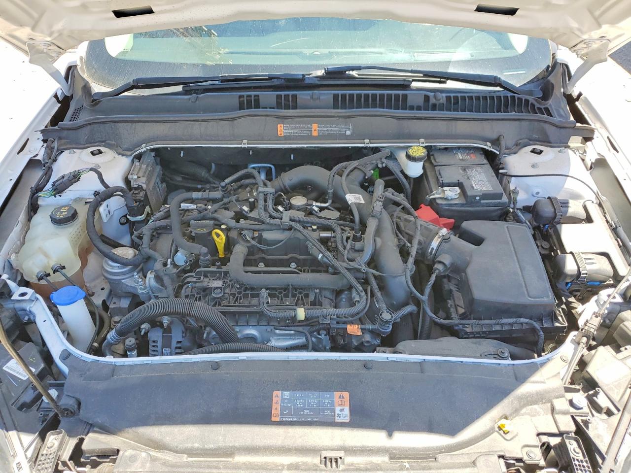 2020 Ford Fusion Sel White vin: 3FA6P0CD2LR185649