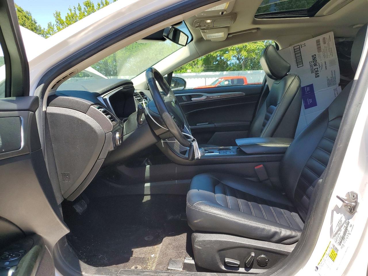 2020 Ford Fusion Sel White vin: 3FA6P0CD2LR185649