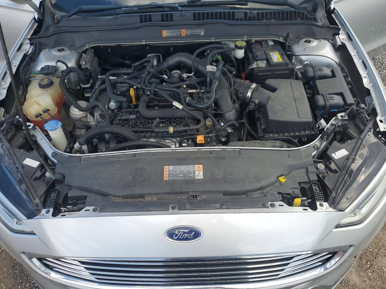 2019 Ford Fusion Sel Silver vin: 3FA6P0CD5KR237418