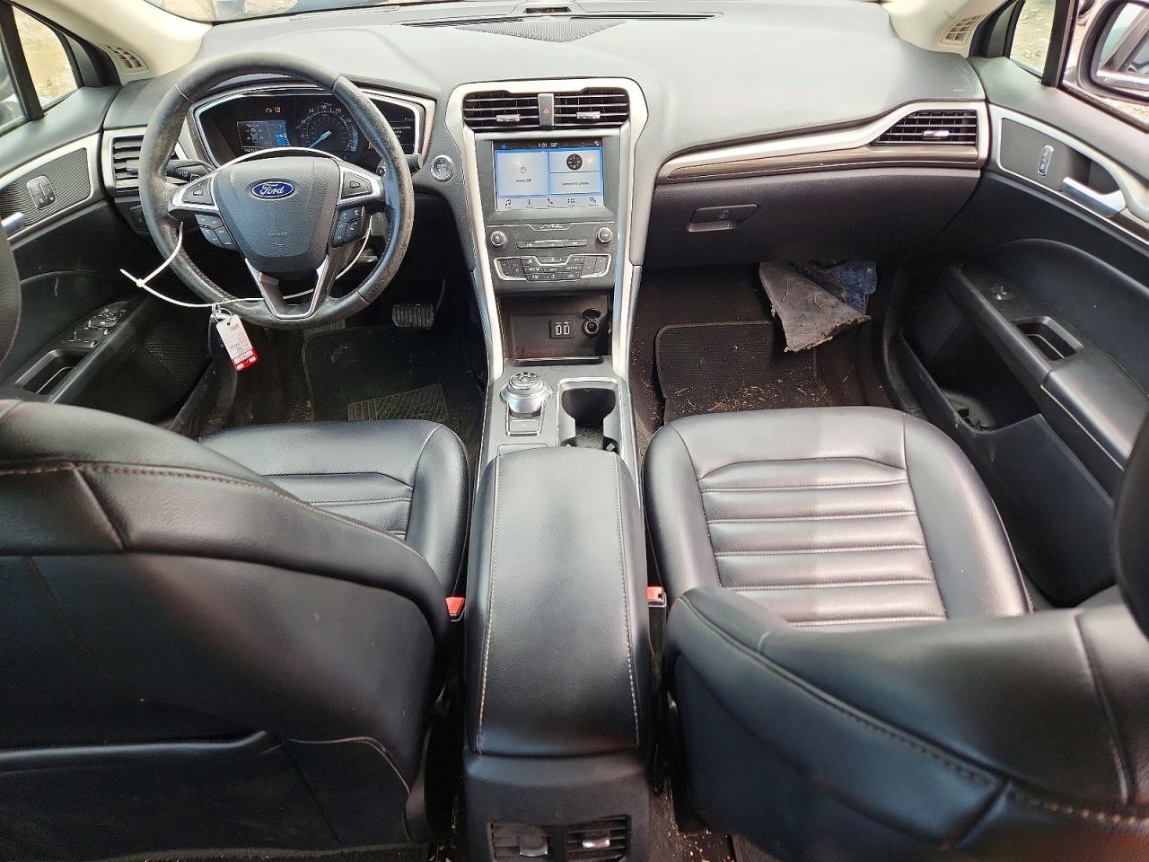 2019 Ford Fusion Sel Gray vin: 3FA6P0CD7KR254057