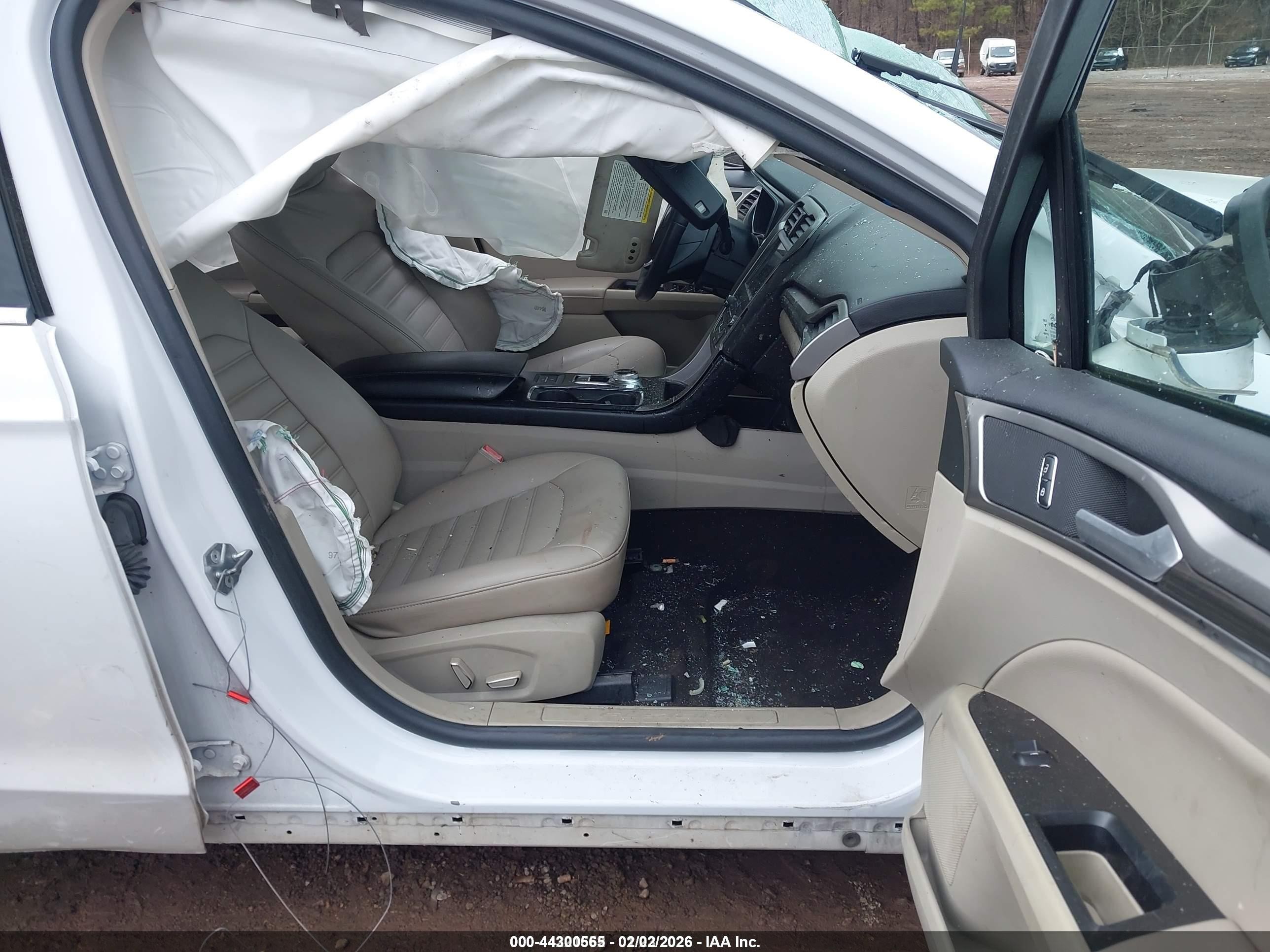 2020 Ford Fusion Sel Белый vin: 3FA6P0CD7LR196498